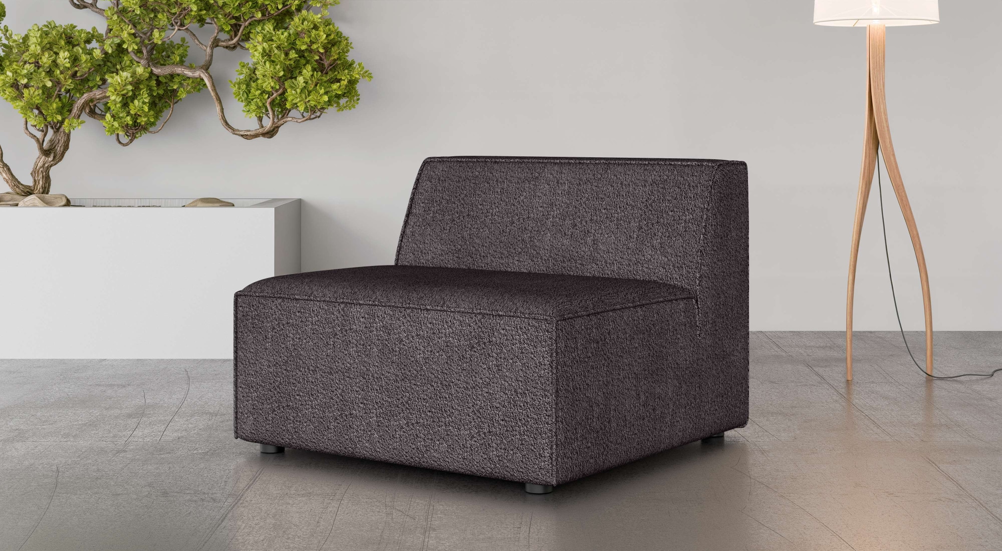 OTTO home Sessel "Bequemer Sessel Cavan, Maße B/T/H: 90/90/72 cm" ohne Arml günstig online kaufen