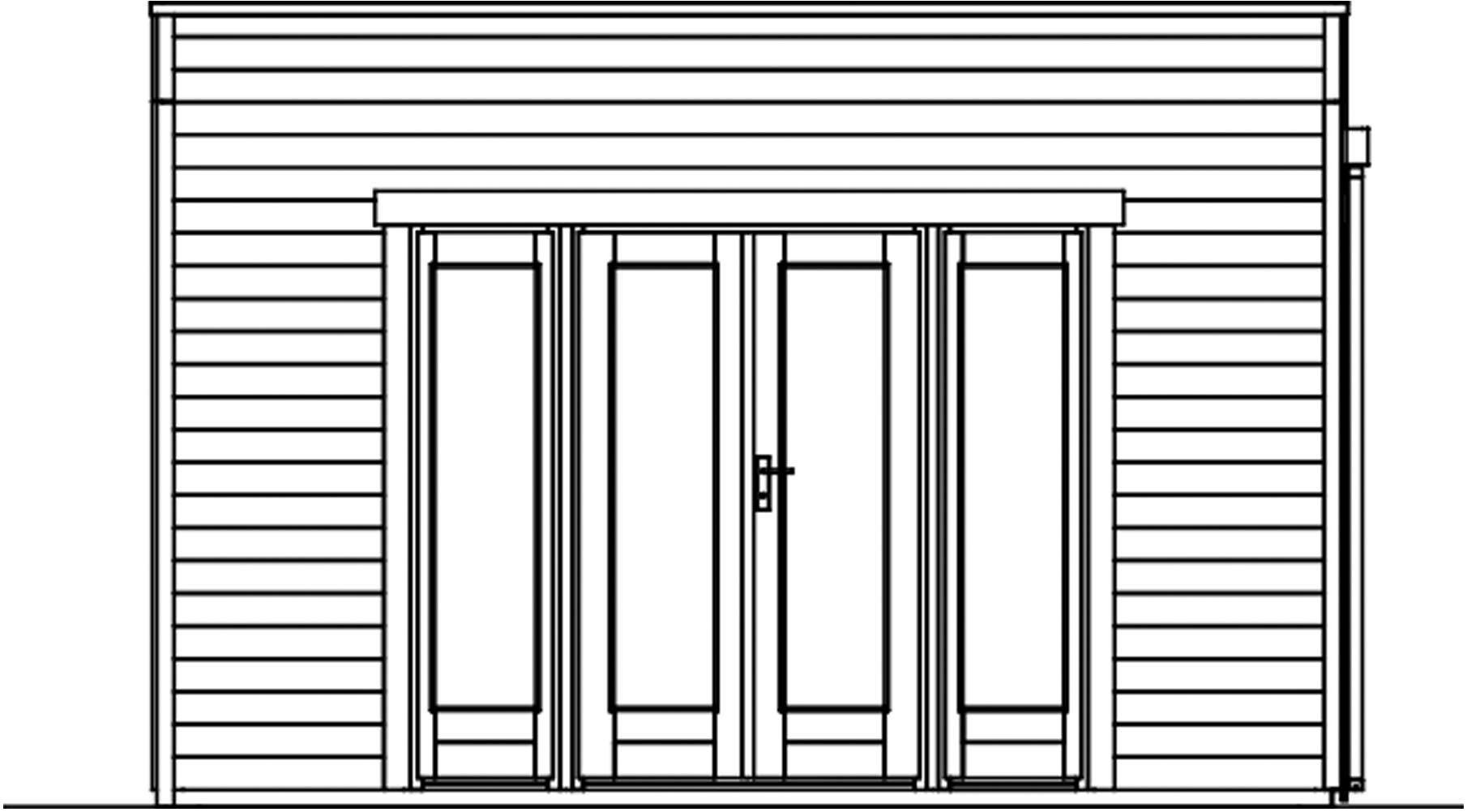 Skanholz Gartenhaus »Tokio 4«, einschalig