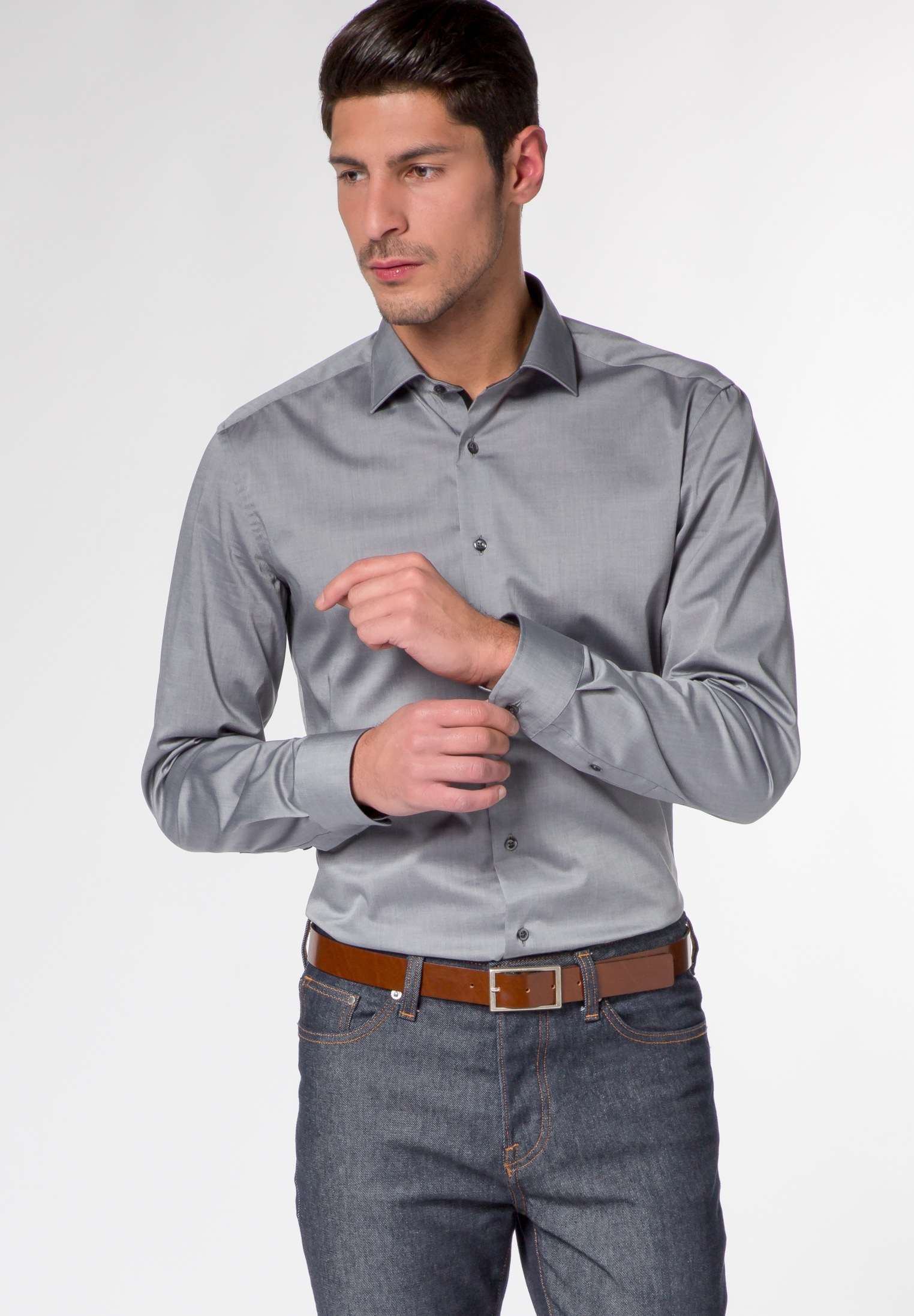 Eterna Langarmhemd »SLIM FIT«