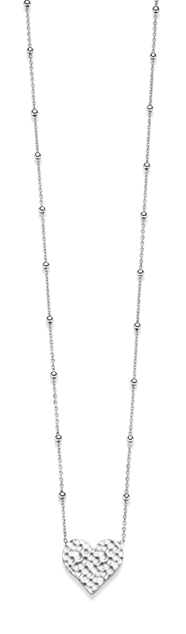 Adelia´s Kette ohne Anhänger »Collier Halskette aus Silber rhodiniert rhodiniert« 45 cm