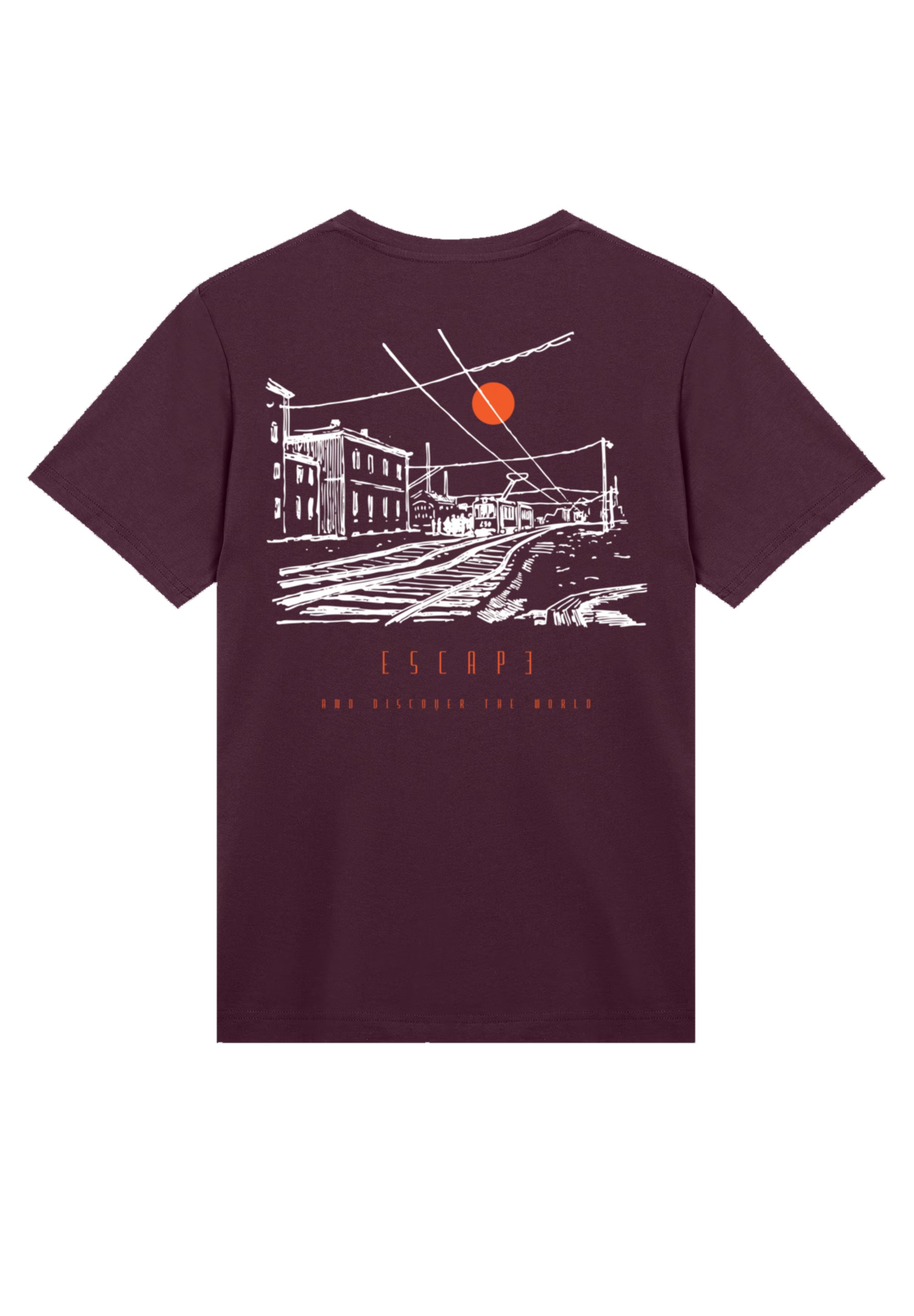 F4NT4STIC T-Shirt »Escape Discover the World Town Train Station« Premium Qualität, ESCAPE Collection