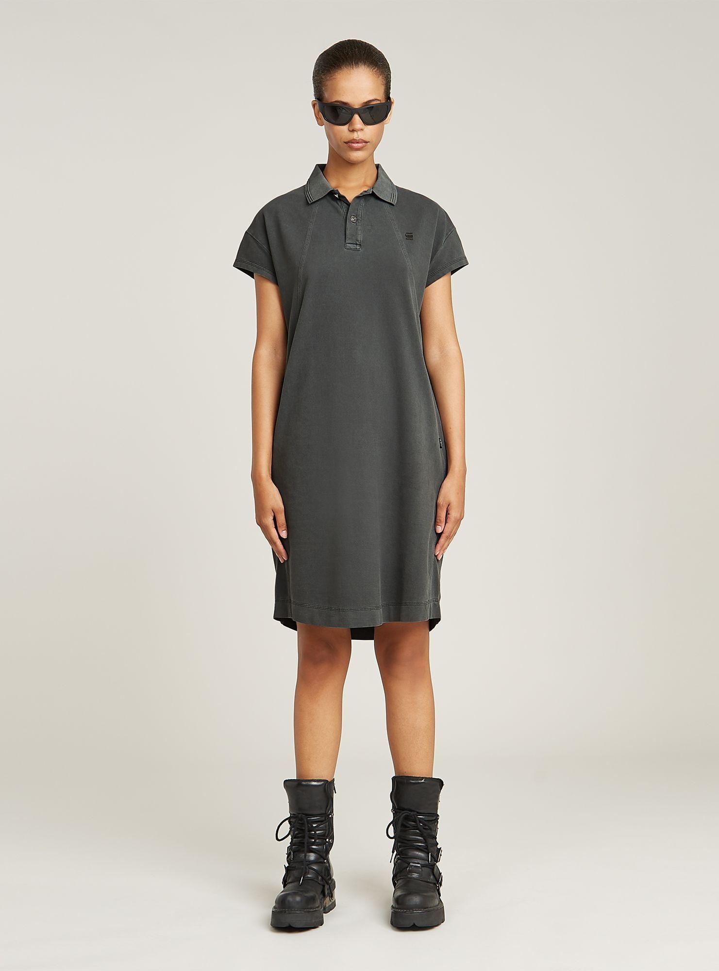 G-STAR Polokleid "Seam Detail Polo Kleid" günstig online kaufen