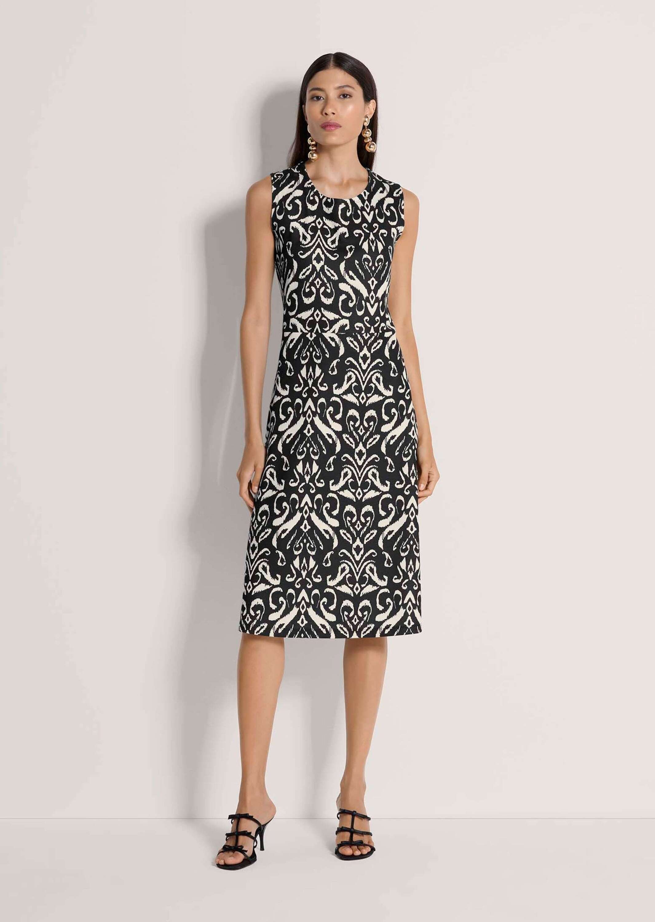 MADELEINE Midikleid »Midikleid Sommerkleid mit Unikat-Print« Taillieungsnaht