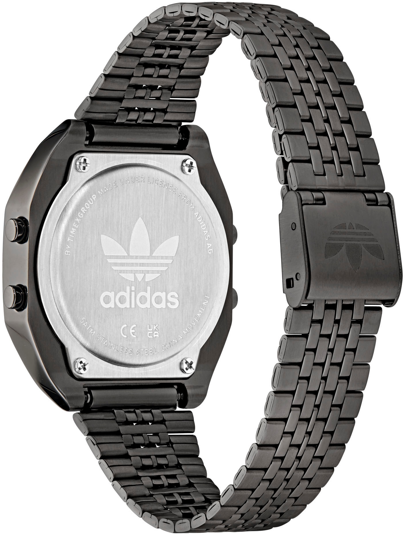 adidas Originals Digitaluhr »DIGITAL TWO«, Quarzuhr, Armbanduhr, Herrenuhr, Damenuhr, unisex, Edelstahlarmband