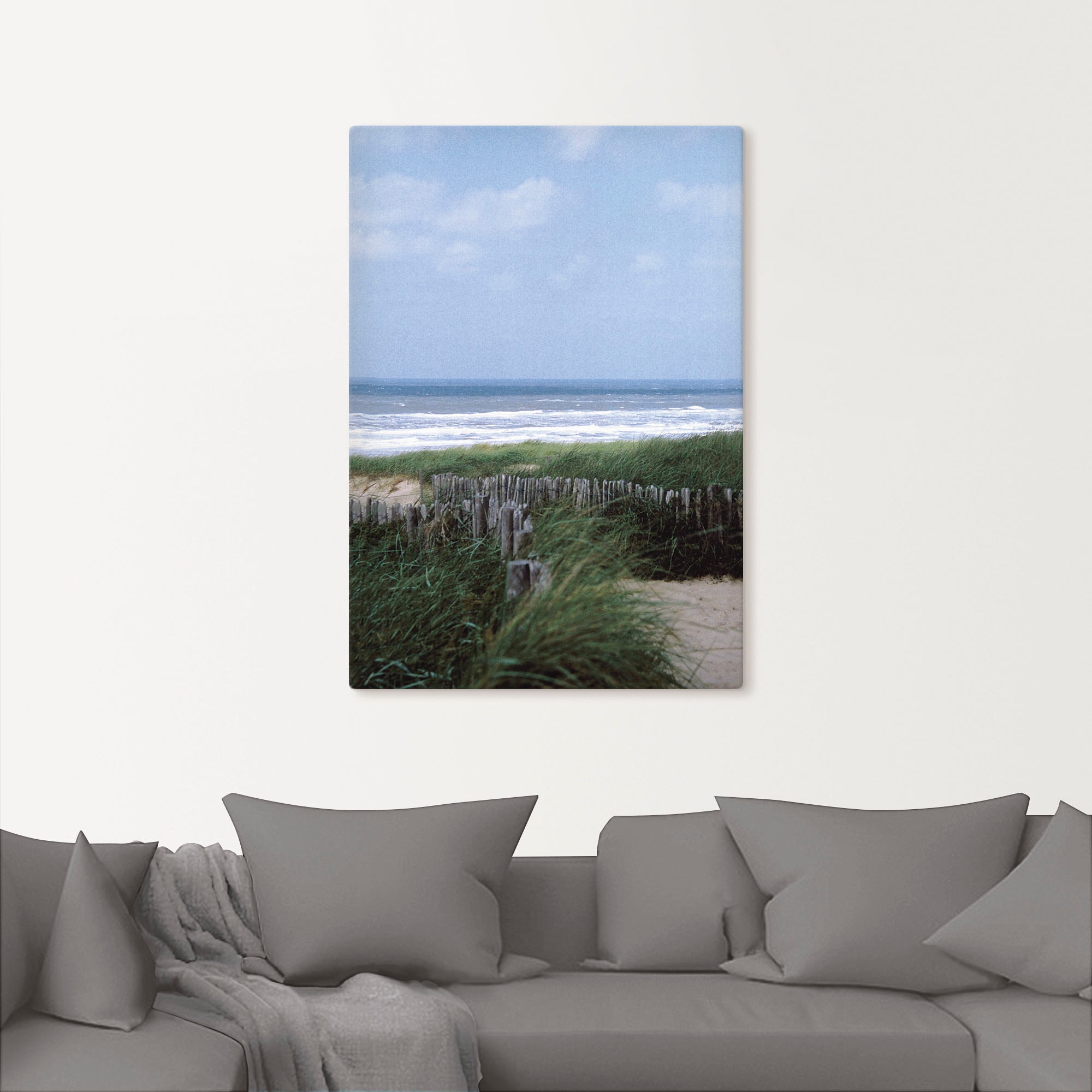 Artland Wandbild »Dünenlandschaft«, Küstenbilder, (1 St.), als Alubild, Leinwandbild, Wandaufkleber oder Poster in versch. Größen