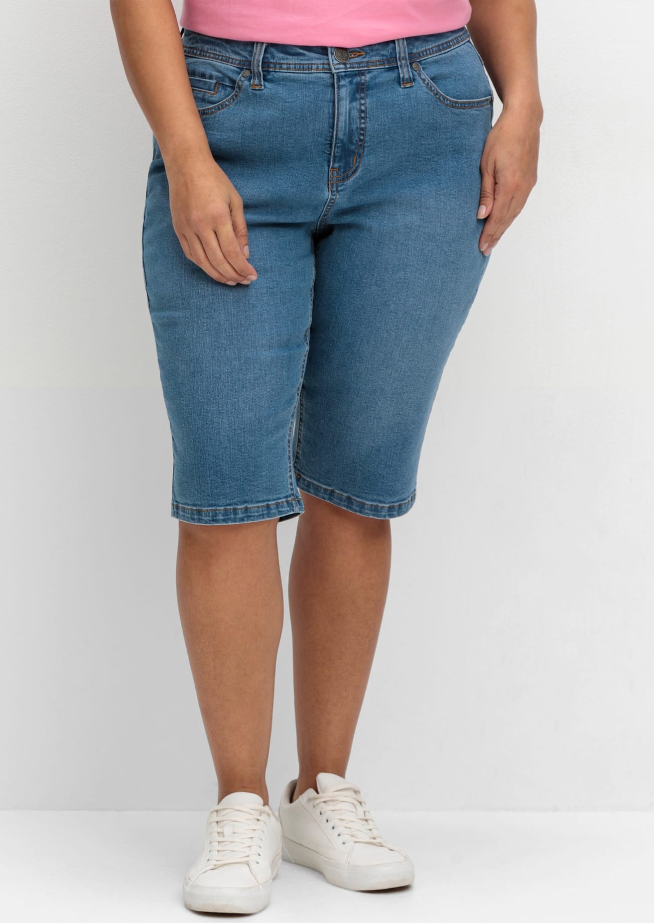 Sheego Jeansbermudas, (1 tlg.) günstig online kaufen