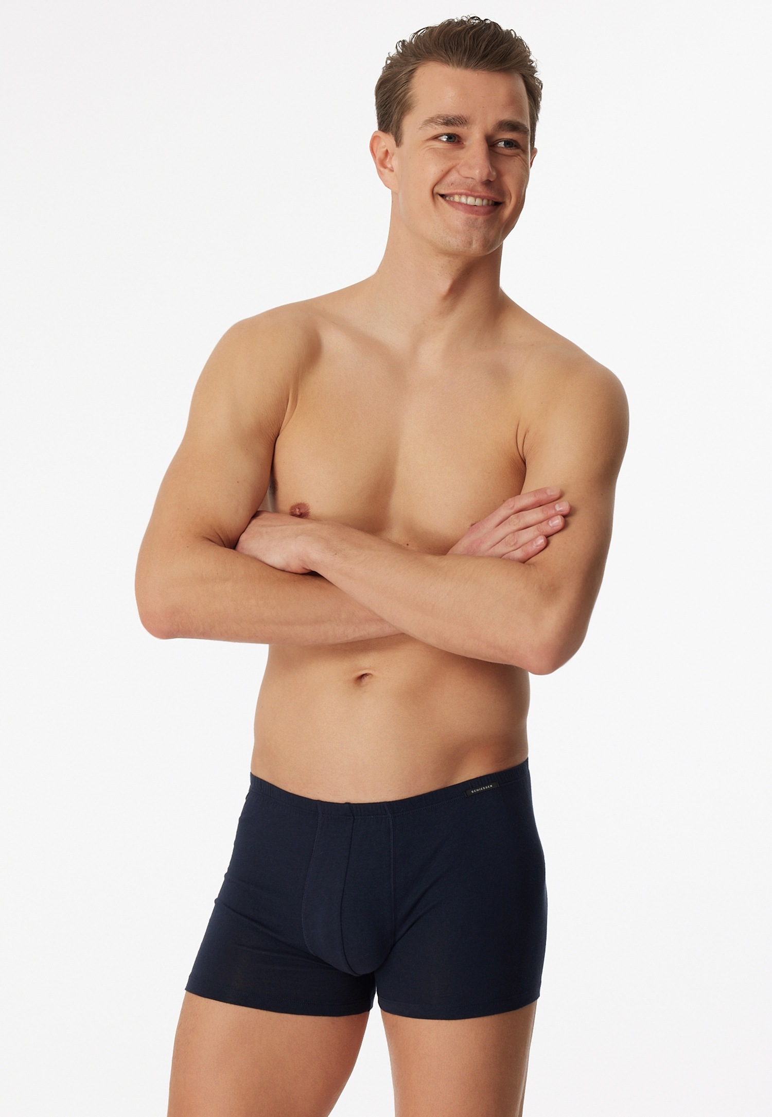 Thumbnail - Schiesser Boxershorts "Essentials", (2er Pack), mit angenehm weichem Bund