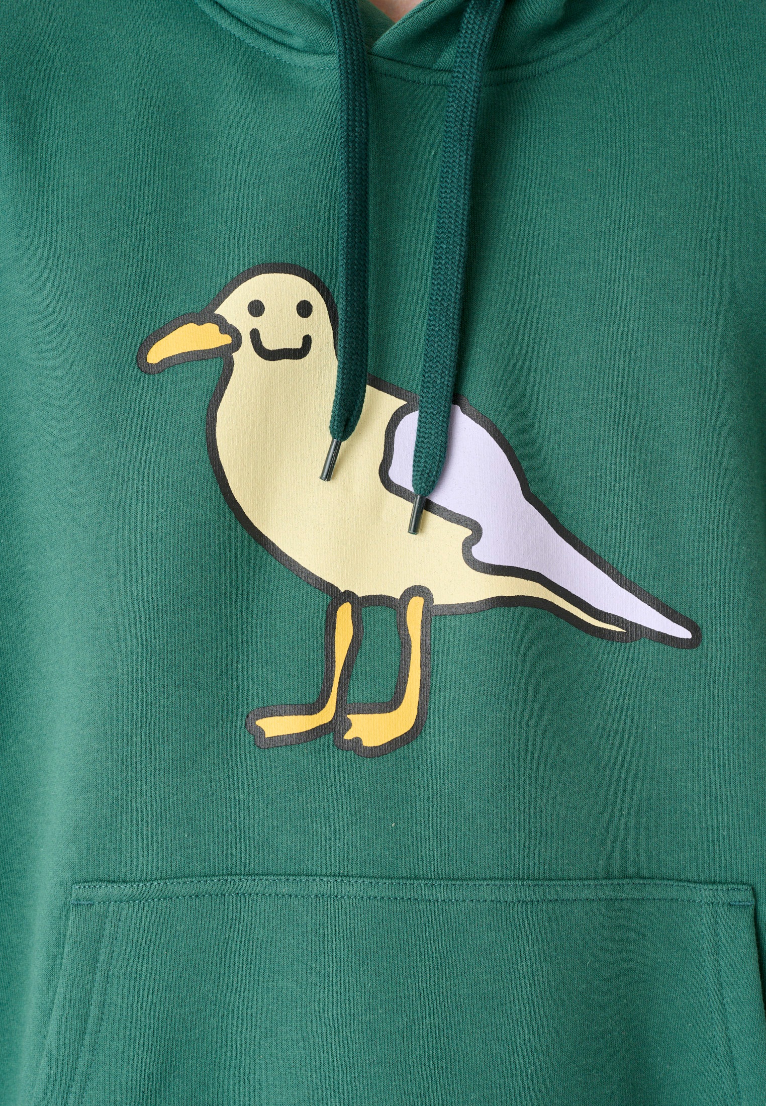 Cleptomanicx Kapuzensweatshirt »Smile Gull«, mit coolem Print
