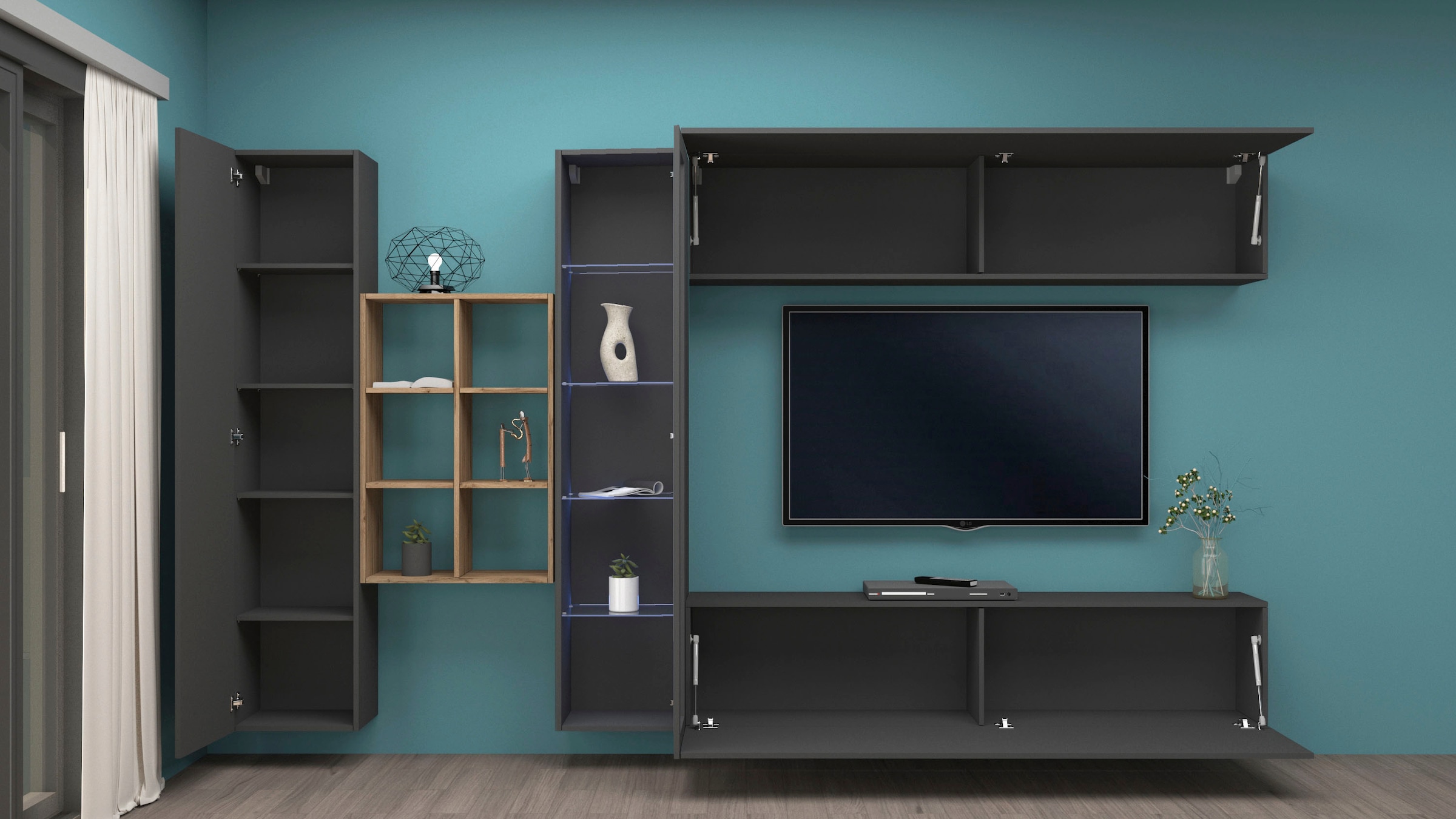 Home affaire Wohnwand »Maruska« 1 Stk. tlg.