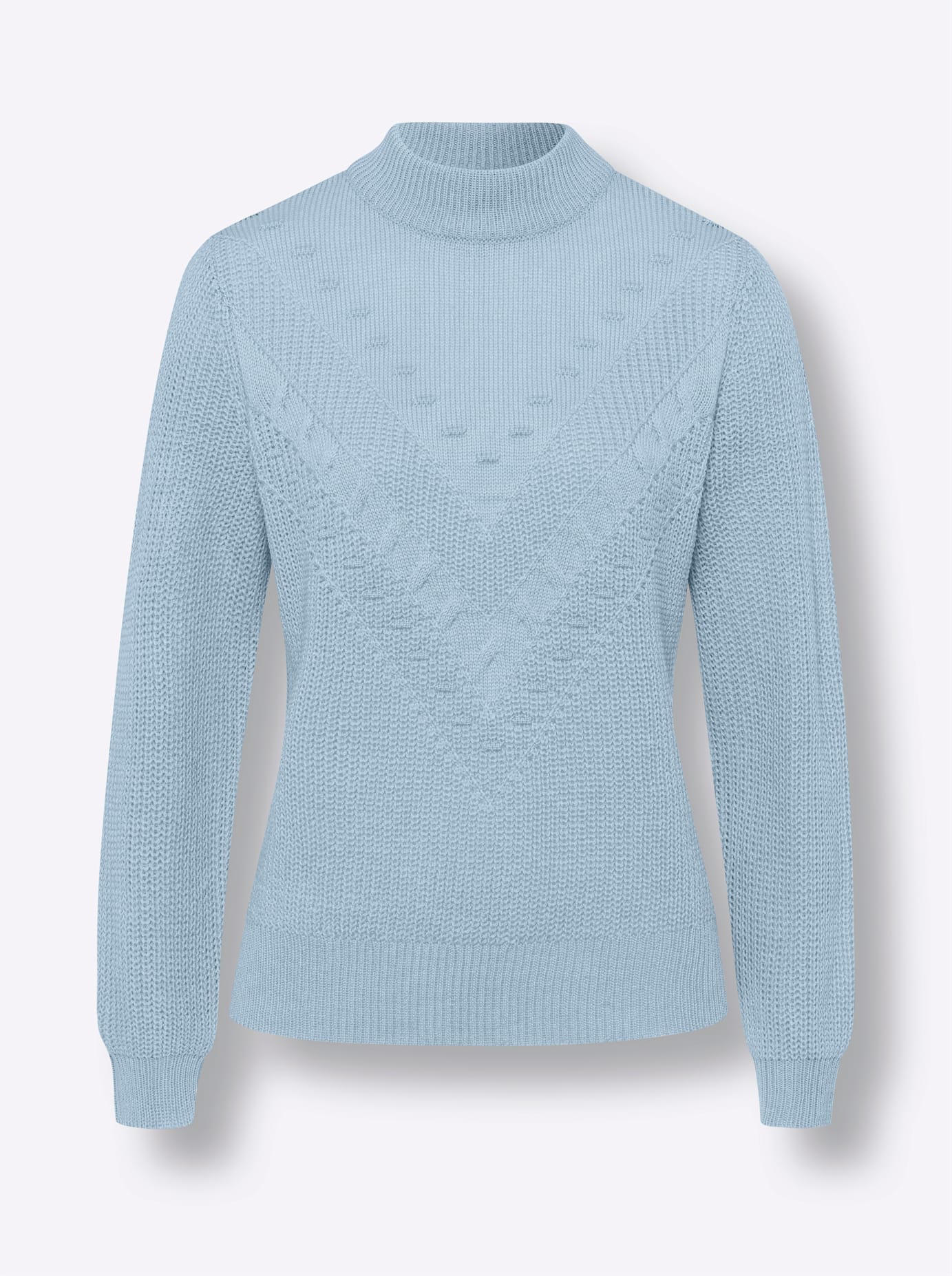 Thumbnail - Classic Basics Stehkragenpullover "Langarm-Pullover"