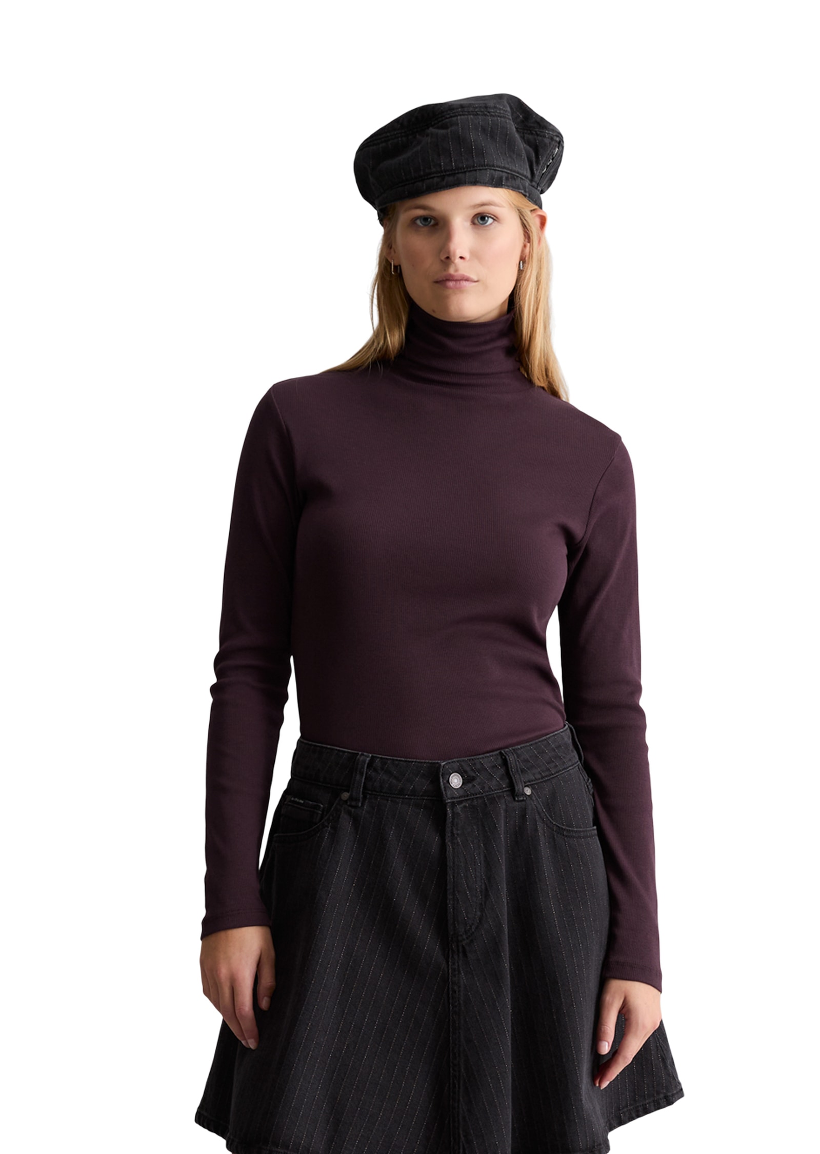 Marc O'Polo DENIM Langarmshirt »aus softem Ripp-Jersey«