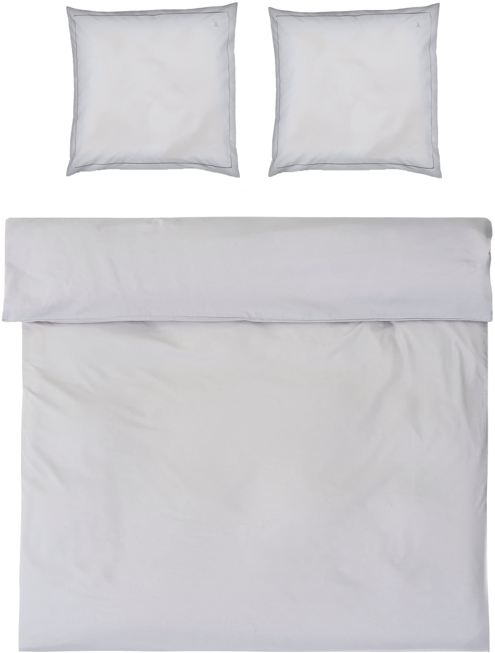 Möve Bettwäsche "Möve Luxury Bettwäsche Set" 2 Stk. mit elegantem Zierstick