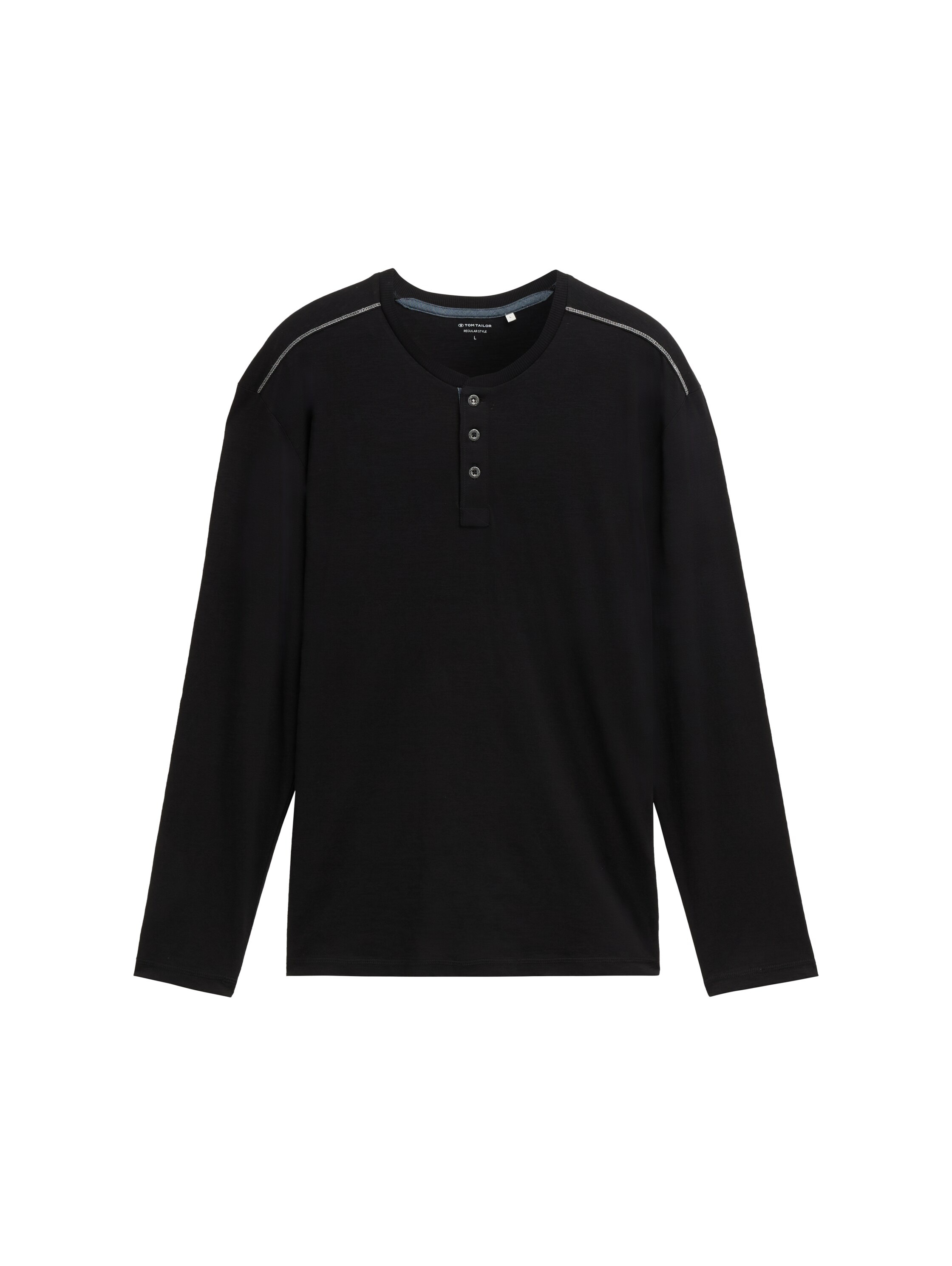 TOM TAILOR Henleyshirt, mit Henley Ausschnitt