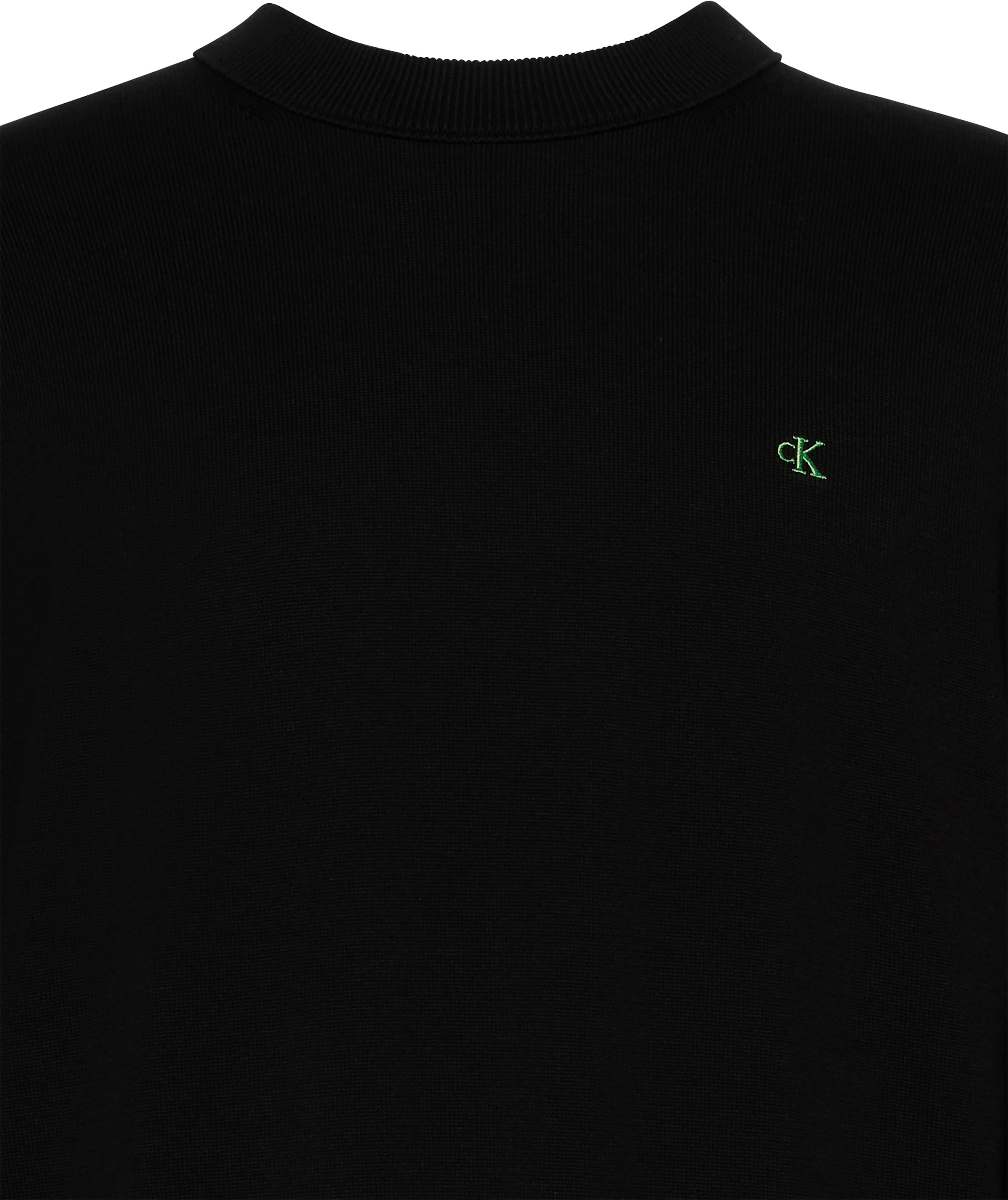 Calvin Klein Jeans Strickpullover »LS EZ COTTON CREWNK SWEATER 12GG«, Mit Rundhalsausschnitt