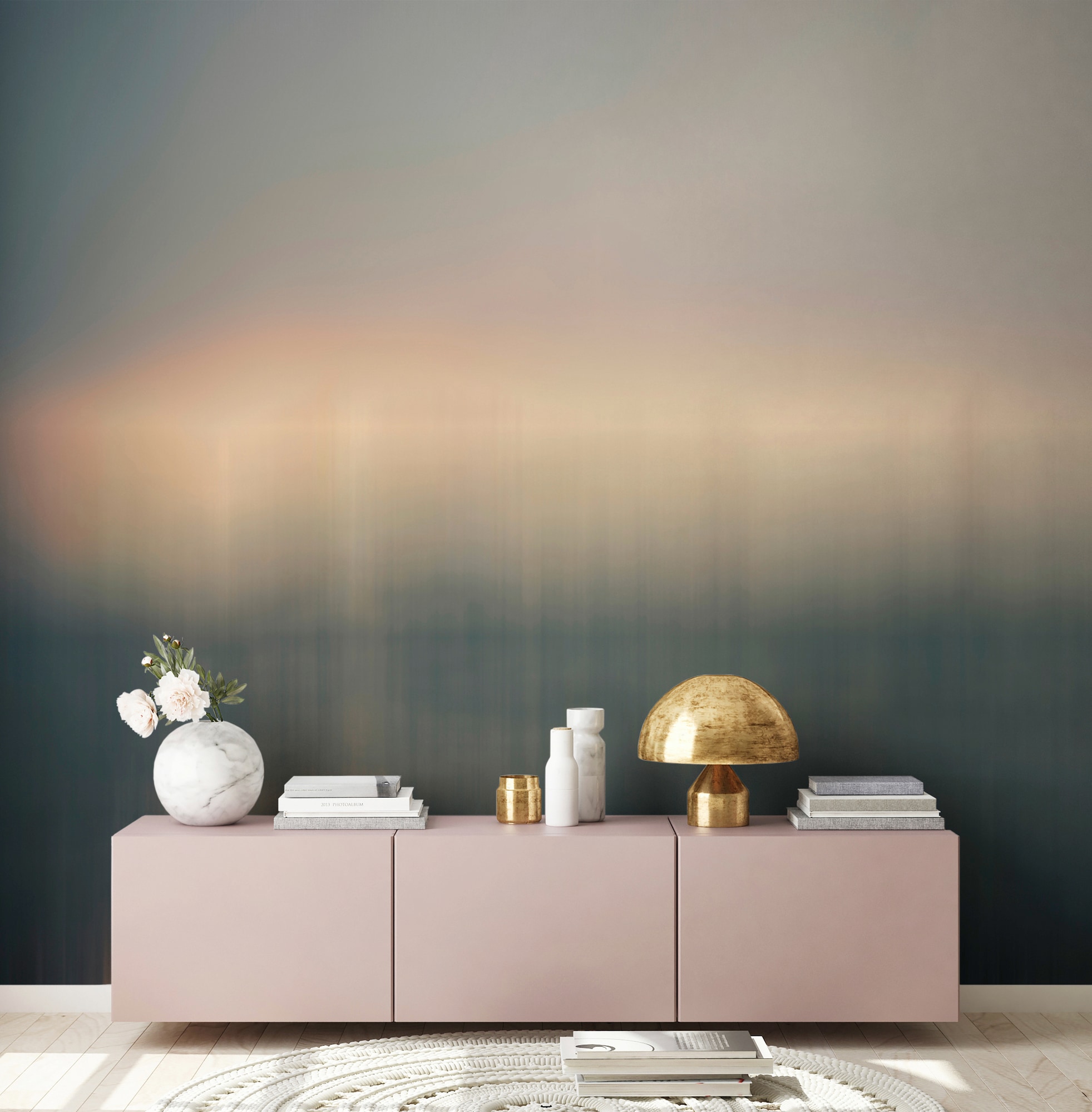 Architects Paper Fototapete »Atelier 47 Diffused Sundown 3«, abstrakt, Vlies, Wand, Schräge, Decke
