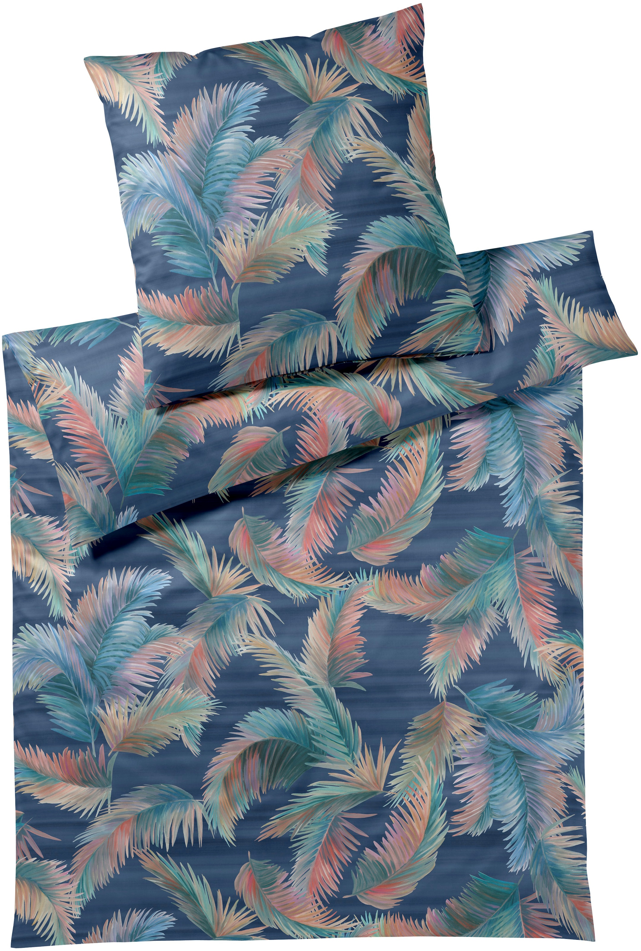 Elegante Bettwäsche "Copacabana" 2 Stk. angenehmes Hautgefühl günstig online kaufen