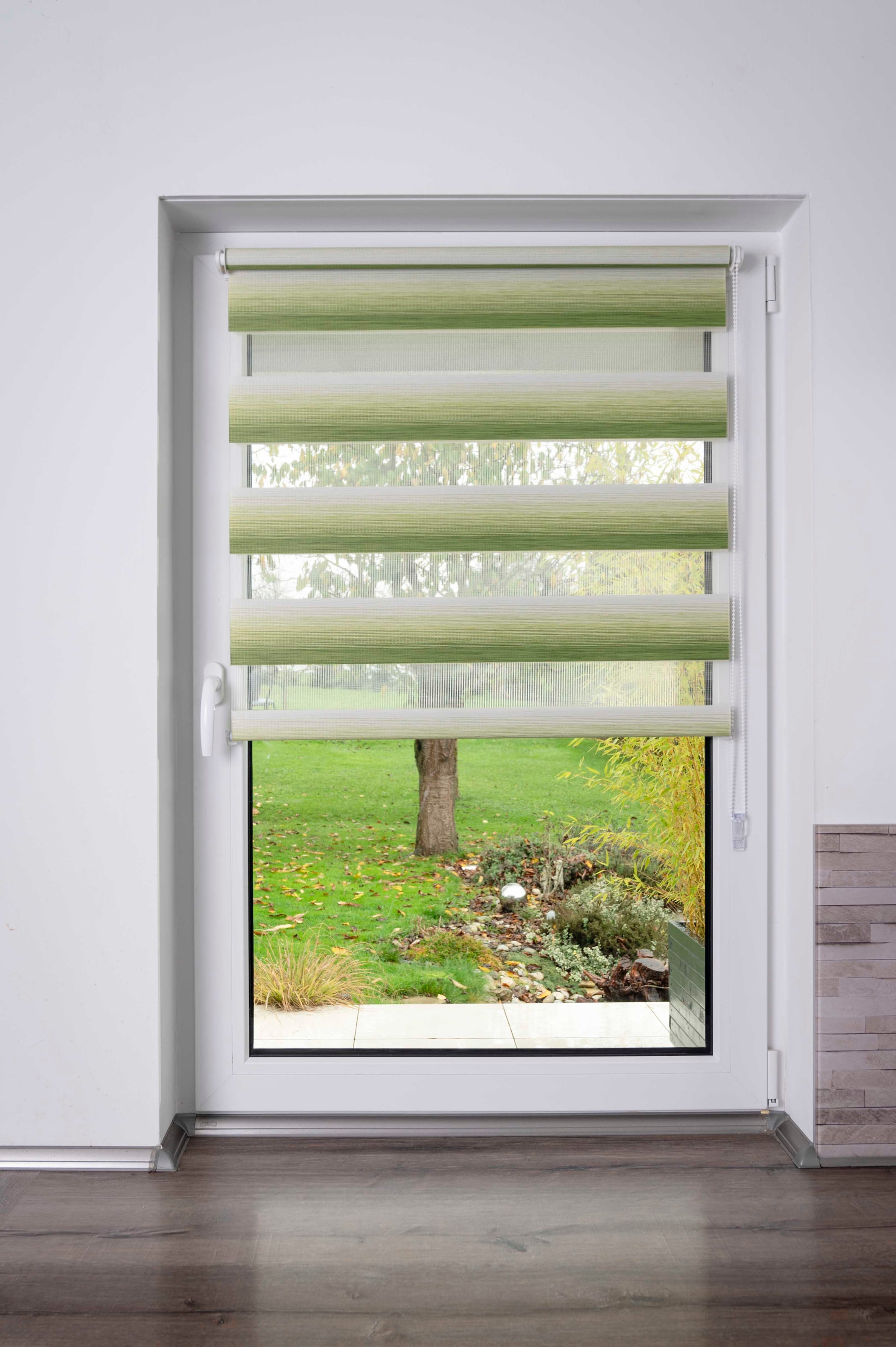 K-HOME Doppelrollo »mit schönen Farbverlauf« Lichtschutz ohne Bohren freihängend