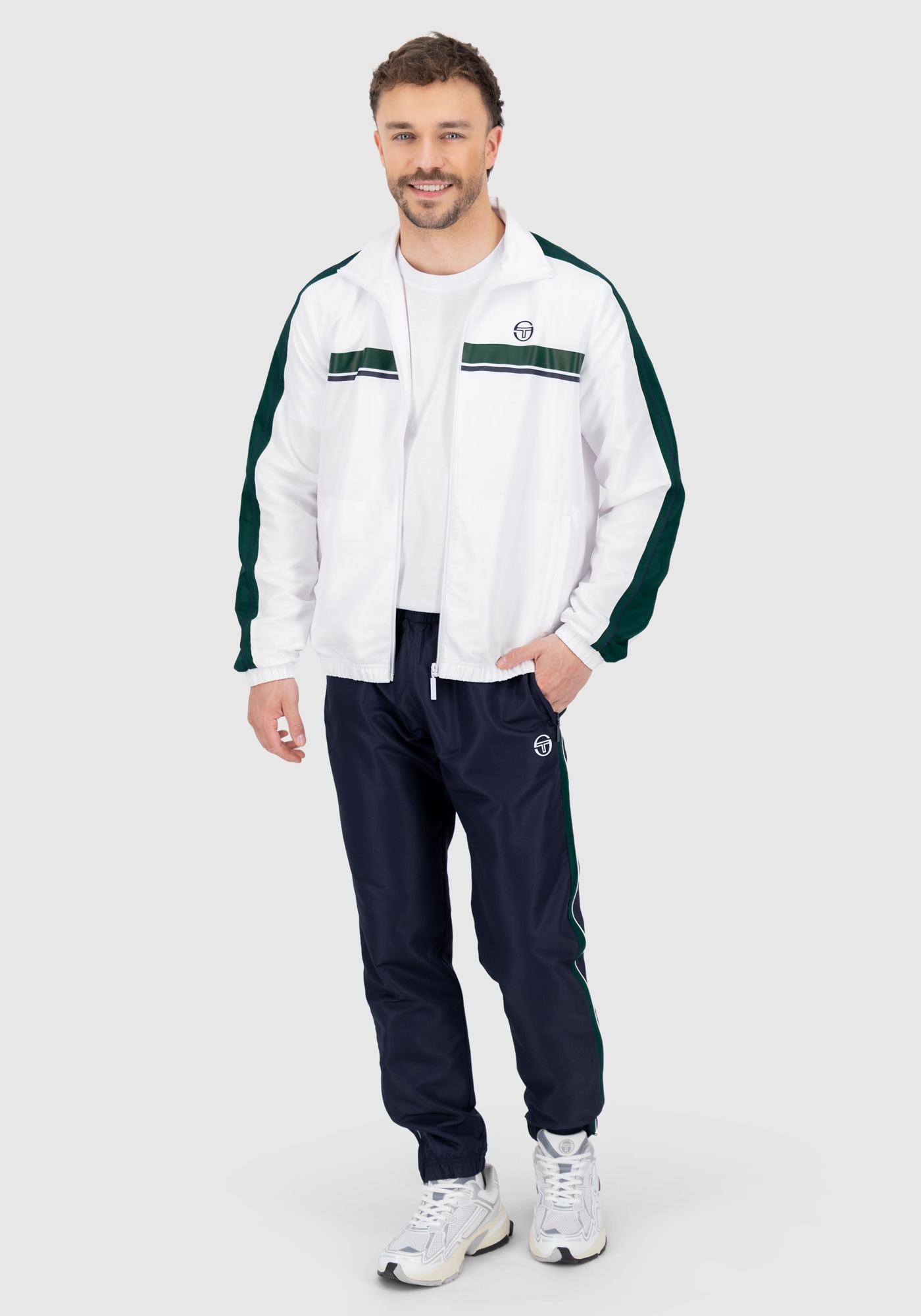 Sergio Tacchini Trainingsanzug »AGAVE 025 TRACKSUIT Herren«, Trainingsanzug Herren, Tracksuit, Retro, Outdoor, Jogging, Streetwear