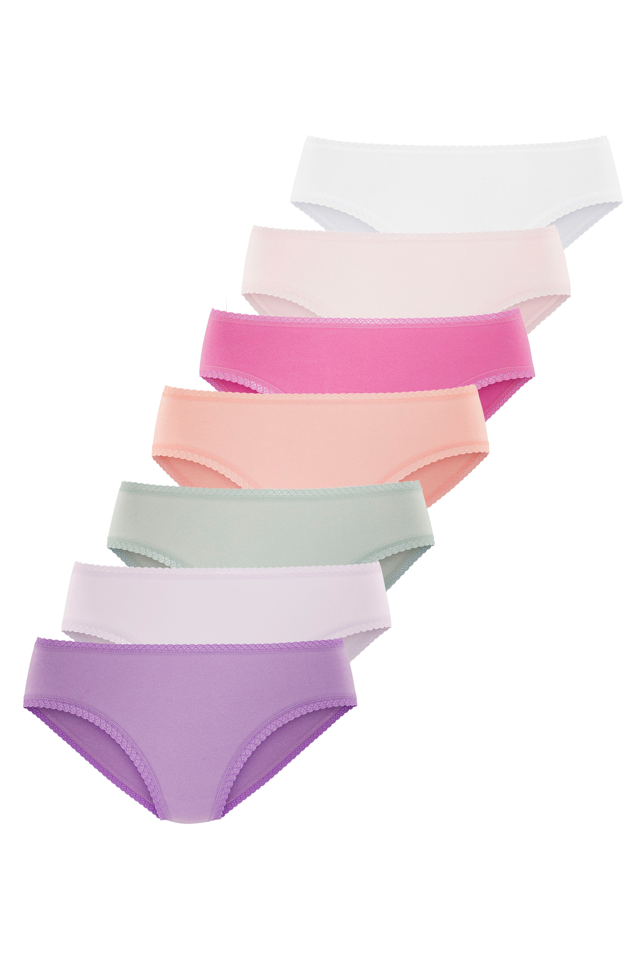 Vivance Jazz-Pants Slips, (7er-Pack), aus weicher Baumwollqualität mit fein günstig online kaufen