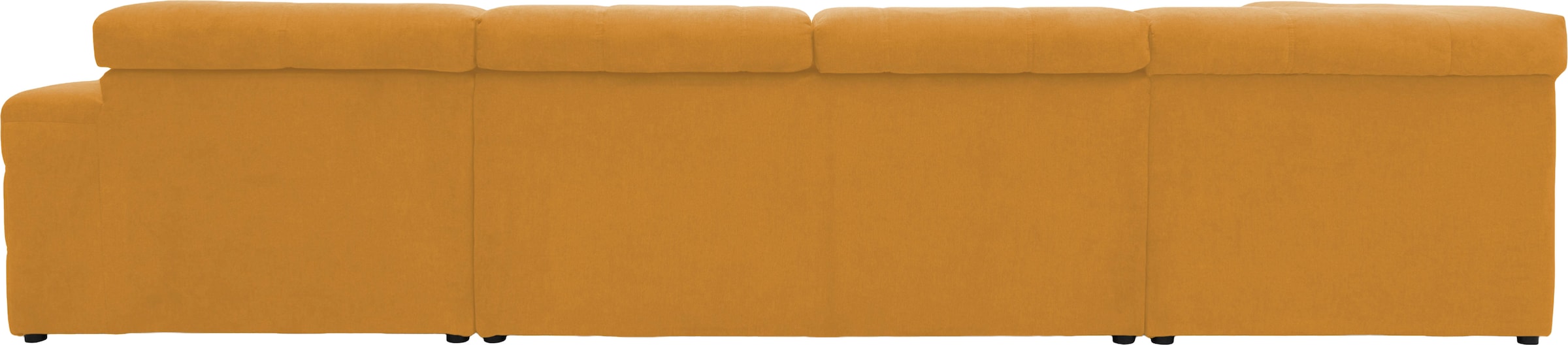 OTTO home Wohnlandschaft »Ballerup 359 x 228 cm, auch mit verstellbarer Sitztiefe« Kopfteile verstellbar, aus pflegeleichtem, weichem Bezugsstoff, U-Form