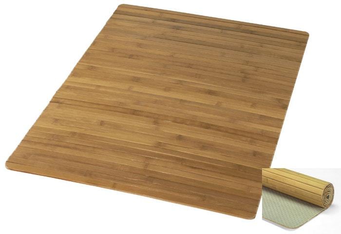 "Badematte KLEINE WOLKE ""Bambus Holzmatte, Badvorleger"" Gr. 3, beige (natur), H:5mm, Holzwerkstoff, Badematten, Badematte, 100% Bambus"
