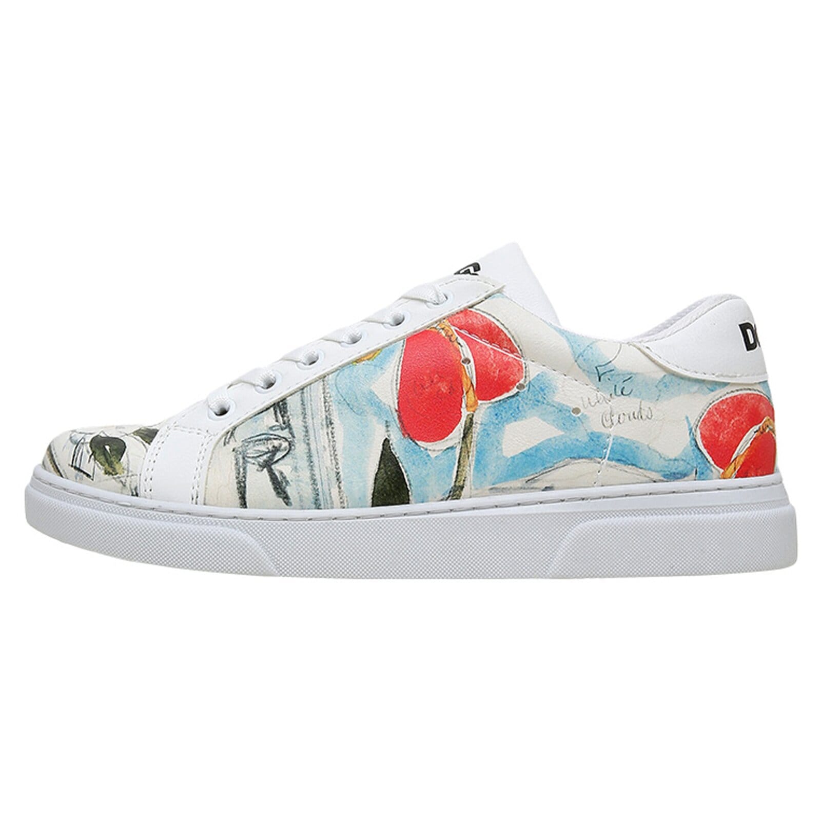 DOGO 1100000002199 "Ace Low-Top Sneaker Hartleys Flower Damen Sneaker" Handgefertigt
