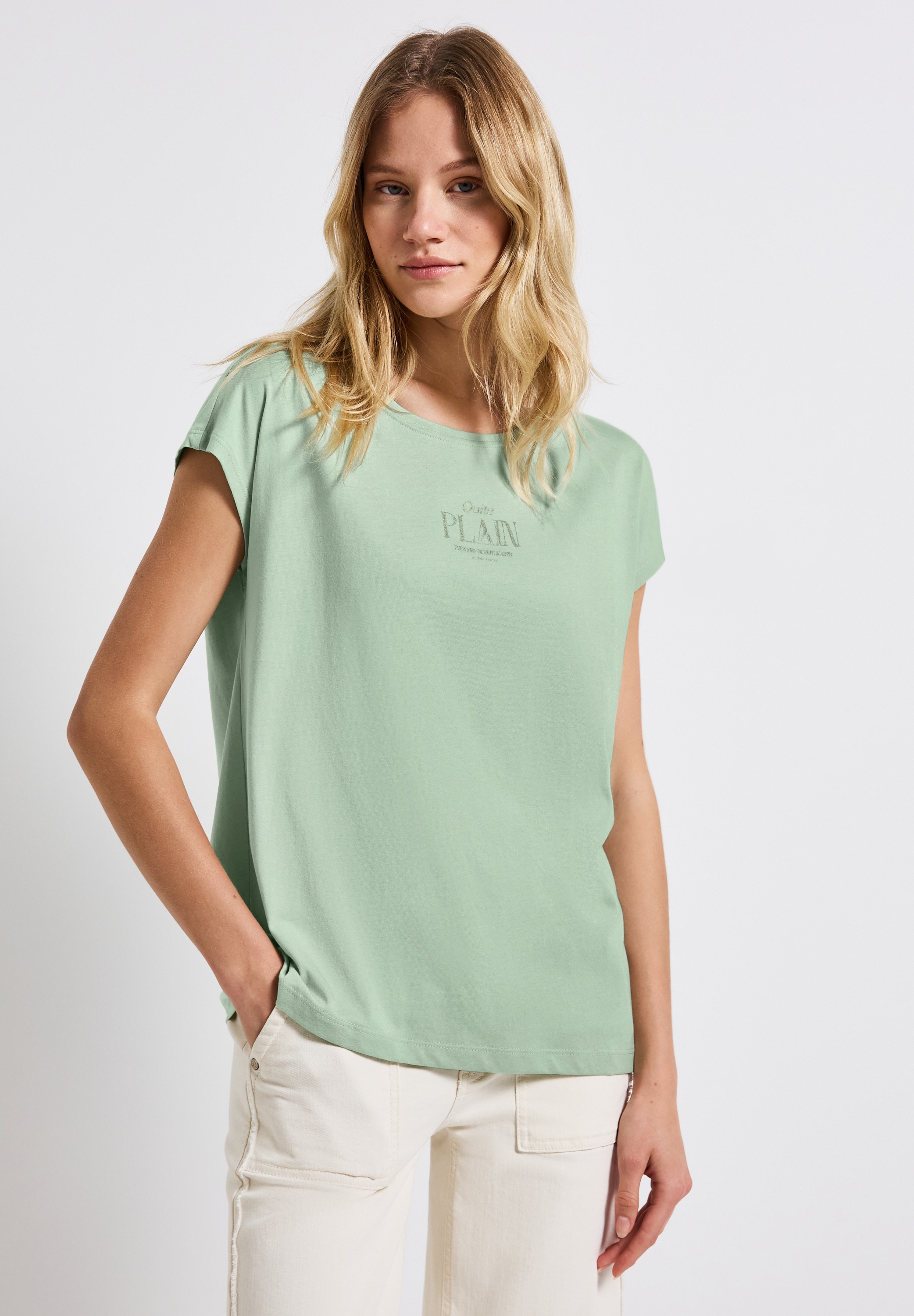 STREET ONE T-Shirt, im soften Baumwoll-Mix günstig online kaufen