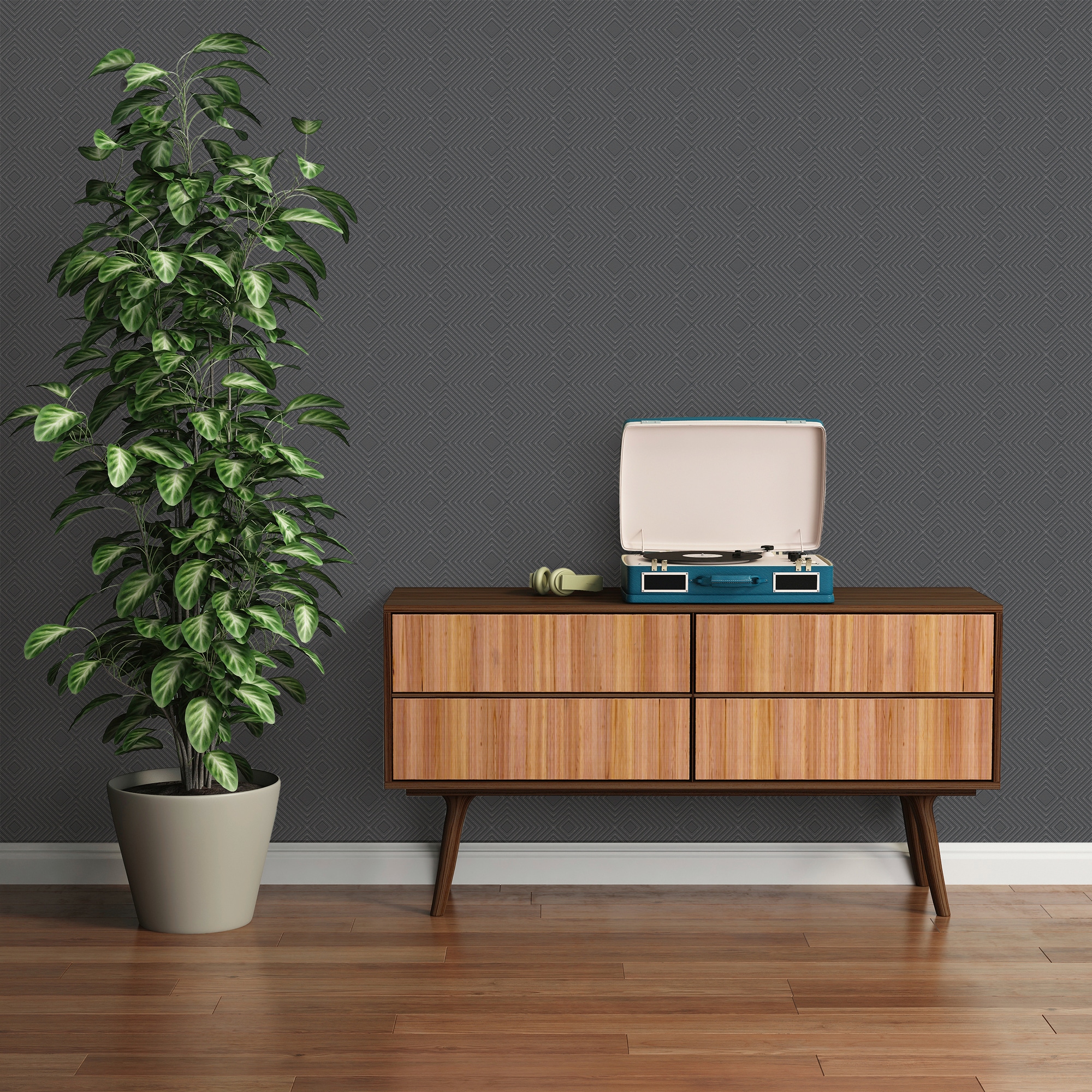 A.S. Création Vliestapete »Attractive« 3D-Optik | geometrisch leicht strukturiert Geometrische Tapete 3D Effekt Tapeten Wohnzimmer Schlafzimmer Küche