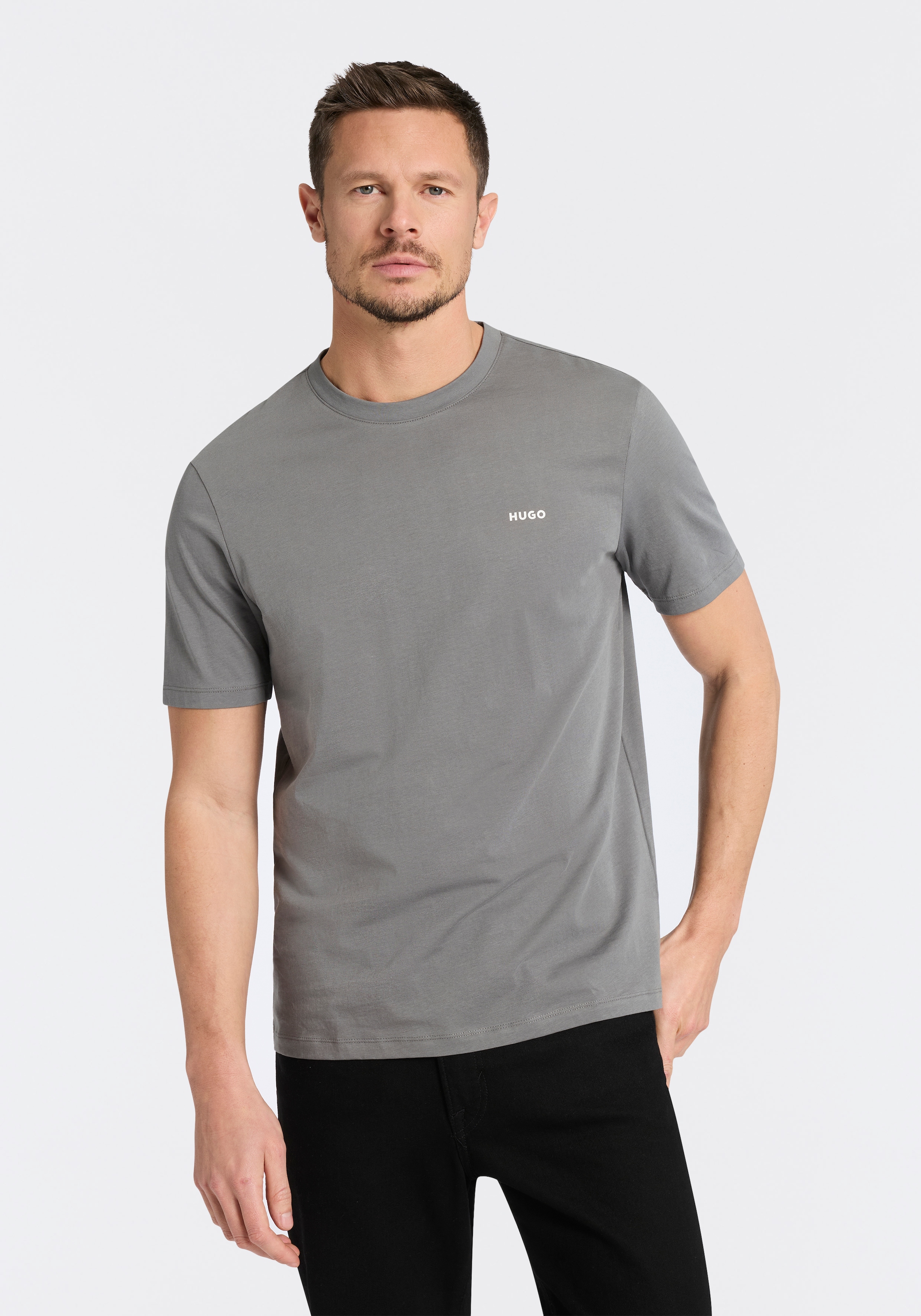 HUGO T-Shirt "Dero" Rundhalsausschnitt, Regular Fit, Basic Must Have günstig online kaufen