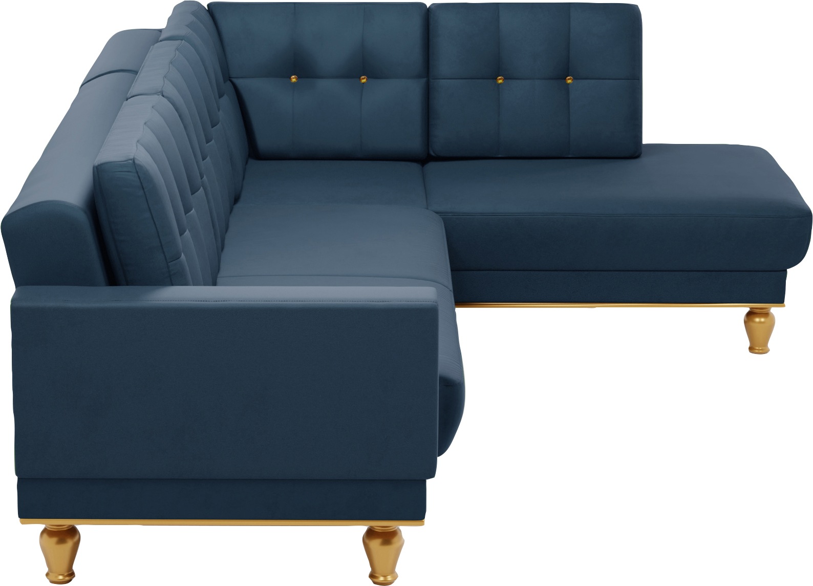 Thumbnail - sit&more Ecksofa "Orient 5 L-Form", mit Strass-Stein, wahlweise mit Bettfunktion und Bettkasten