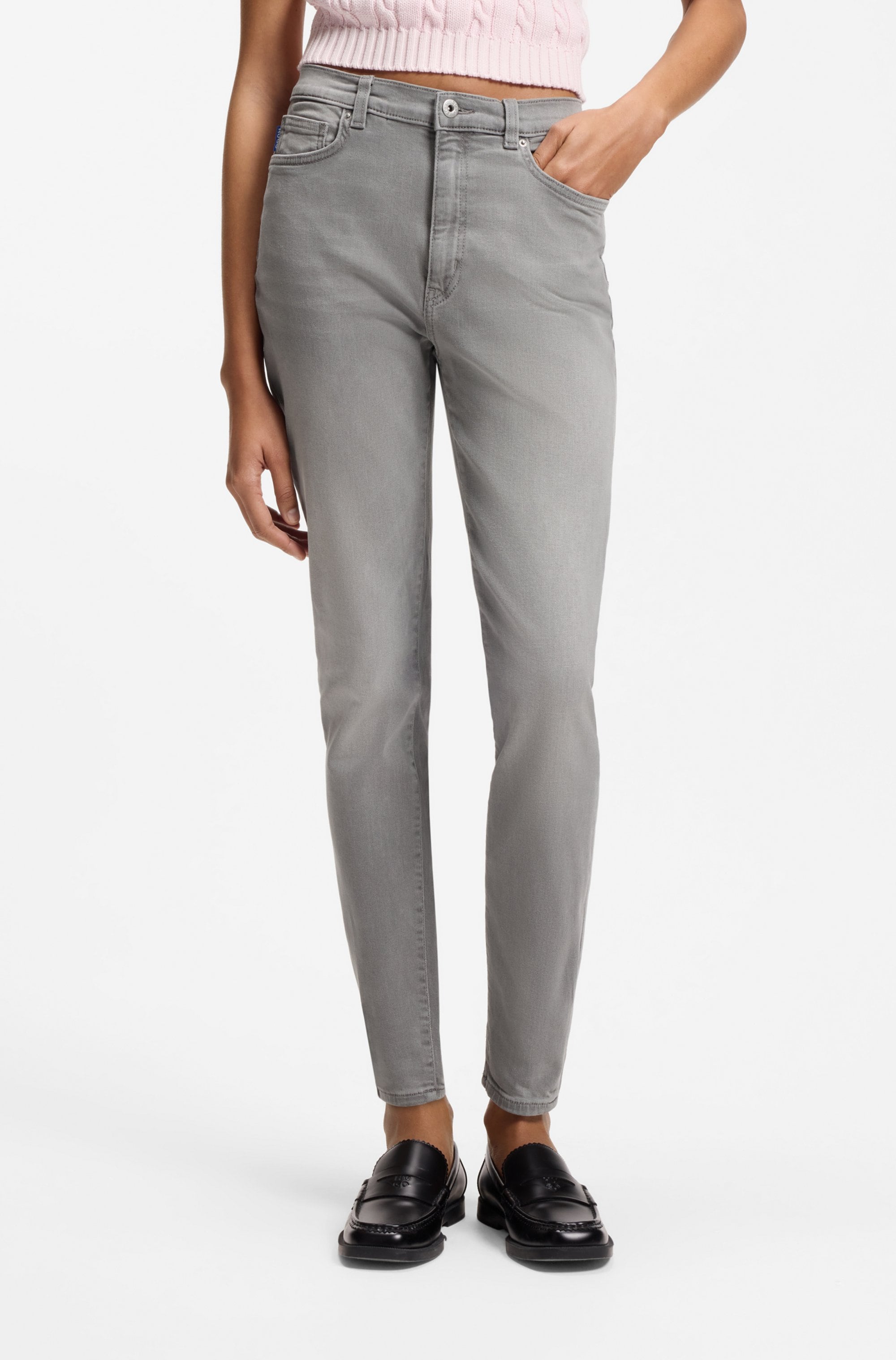 HUGO Skinny-fit-Jeans "Malu" Skinny Fit mit mittlerer Leibhöhe