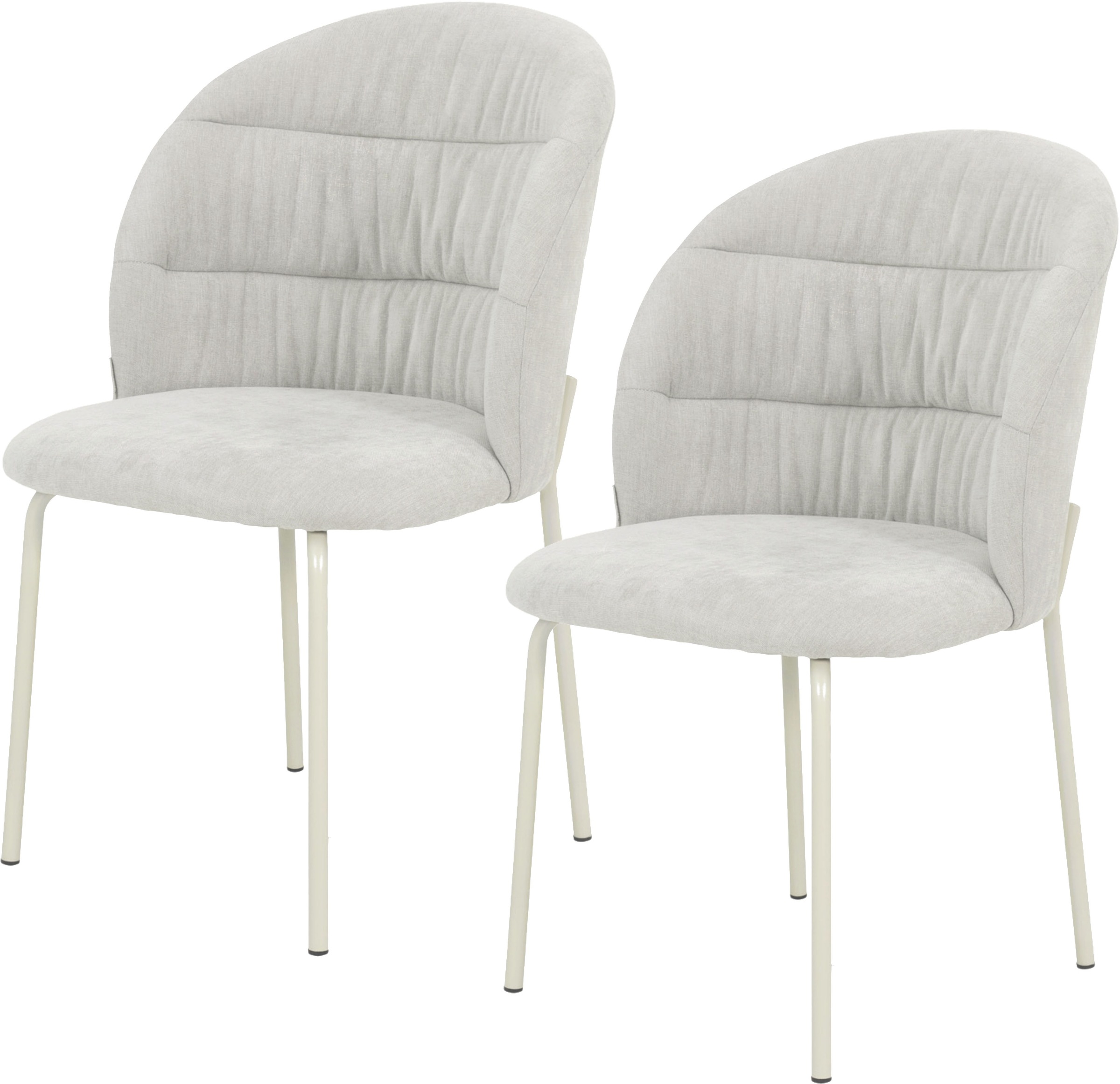 TOM TAILOR HOME 4-Fußstuhl "LEAF CHAIR", (Set), 2 St., Chenille, 4-Fußgeste günstig online kaufen