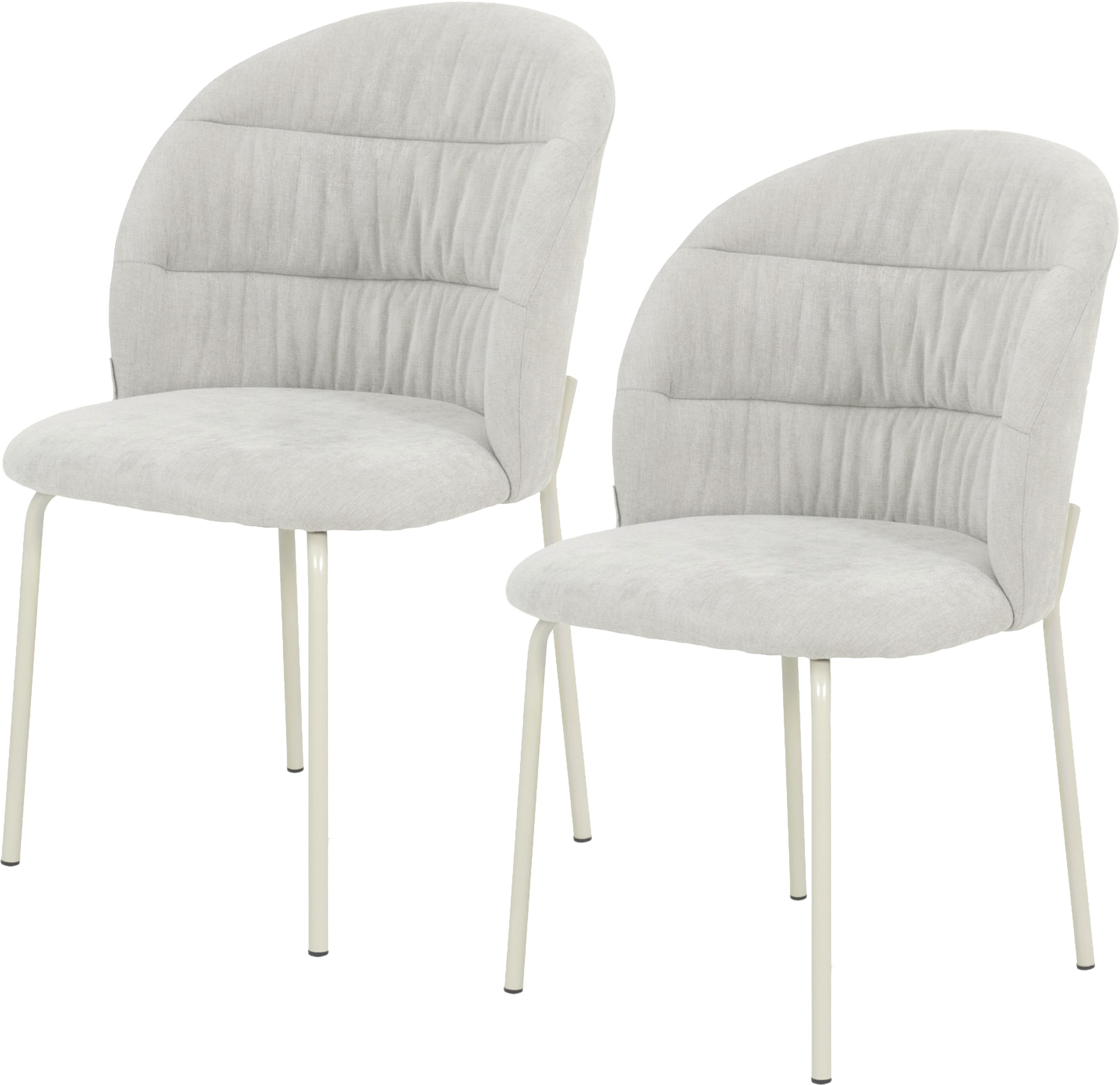 TOM TAILOR HOME 4-Fußstuhl "LEAF CHAIR" (Set) 2 Stk. Chenille 4-Fußgestell, günstig online kaufen