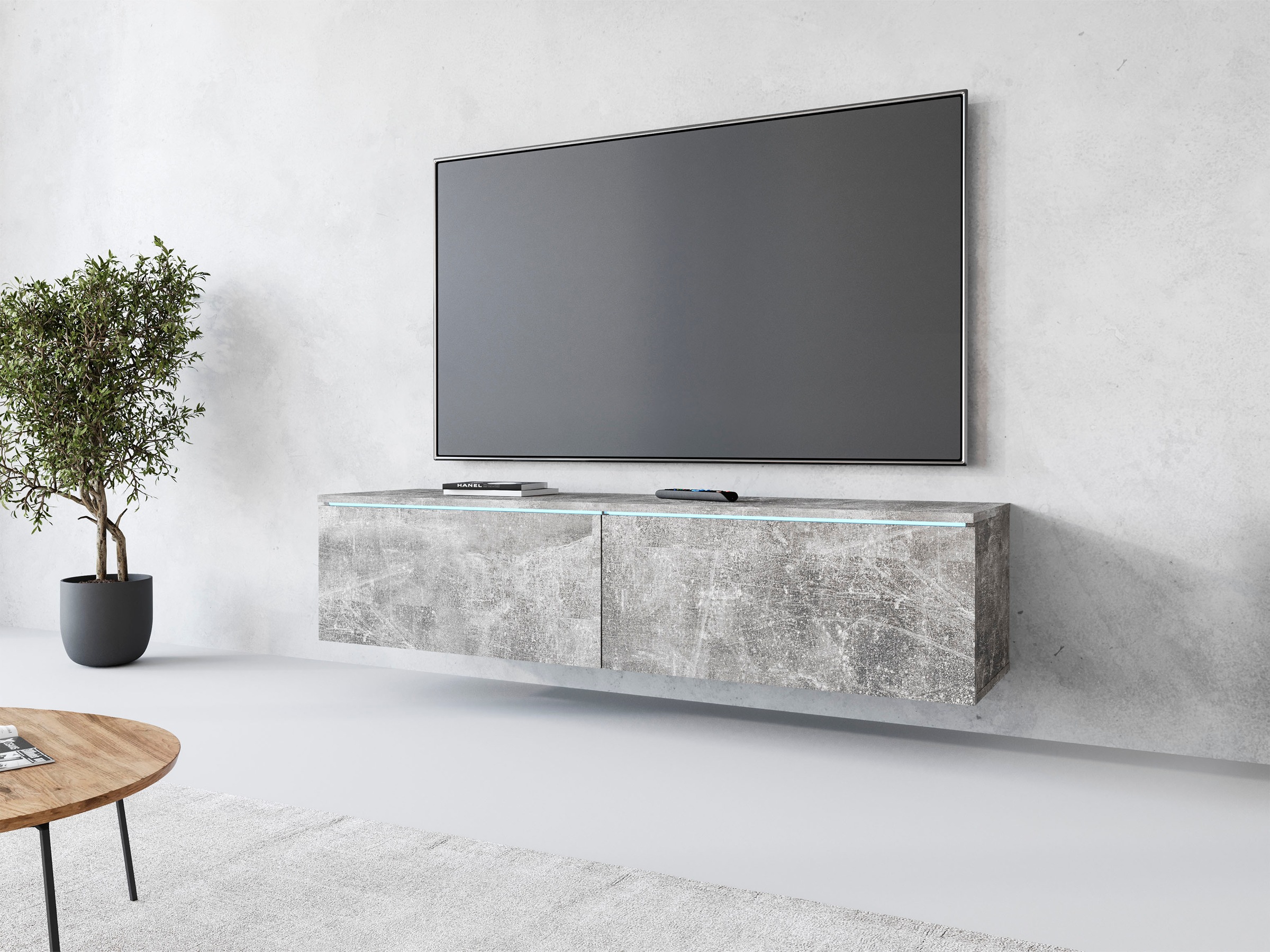 INOSIGN Lowboard "LOWBOARD D, wahlweise mit oder ohne Beleuchtung", moderne günstig online kaufen