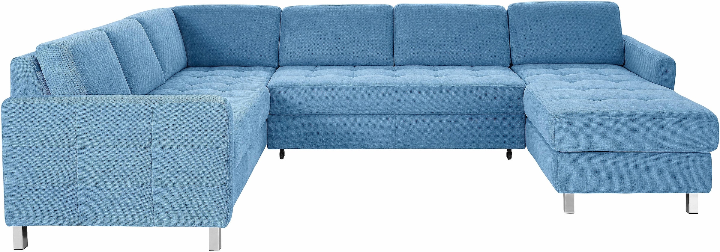 sit&more Wohnlandschaft "Pablo U-Form, B: 292cm, inkl. 2 Kopfstützen" wahlweise mit Schlaffunktion und Bettkasten