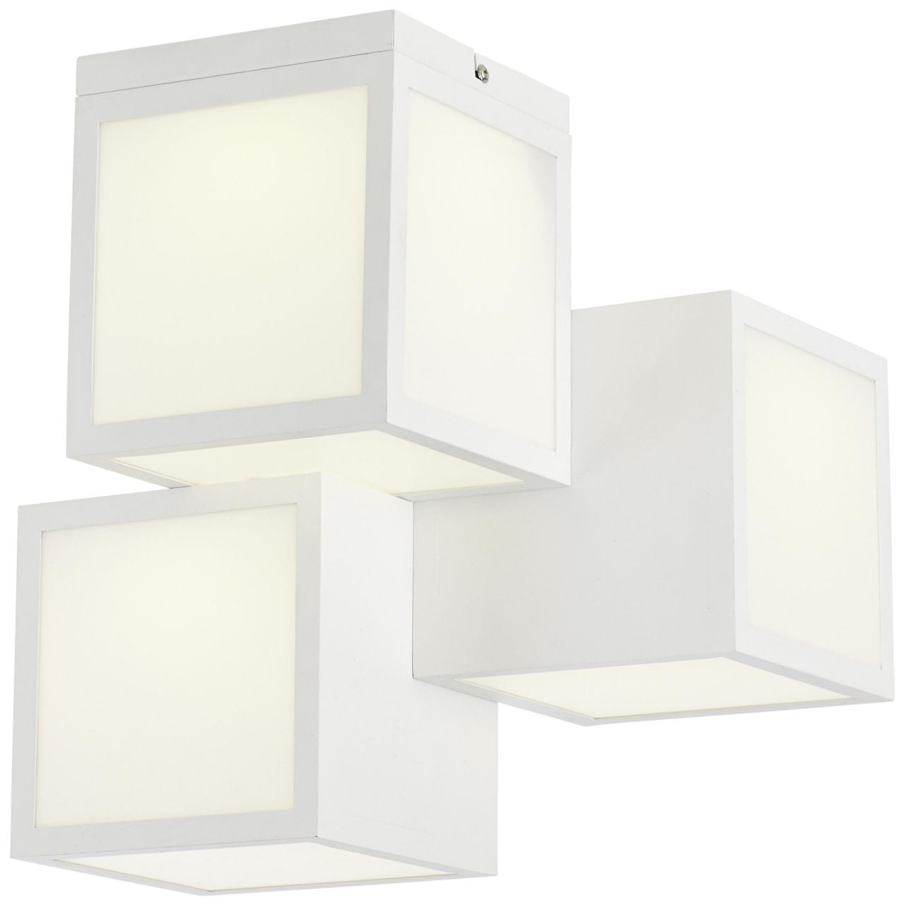 Brilliant LED Deckenleuchte »Cubix«, 1 flammig-flammig, 32 x 30 x 30 cm,  2200 lm, warmweiß, Metall/Kunststoff, weiß kaufen | BAUR | Deckenlampen