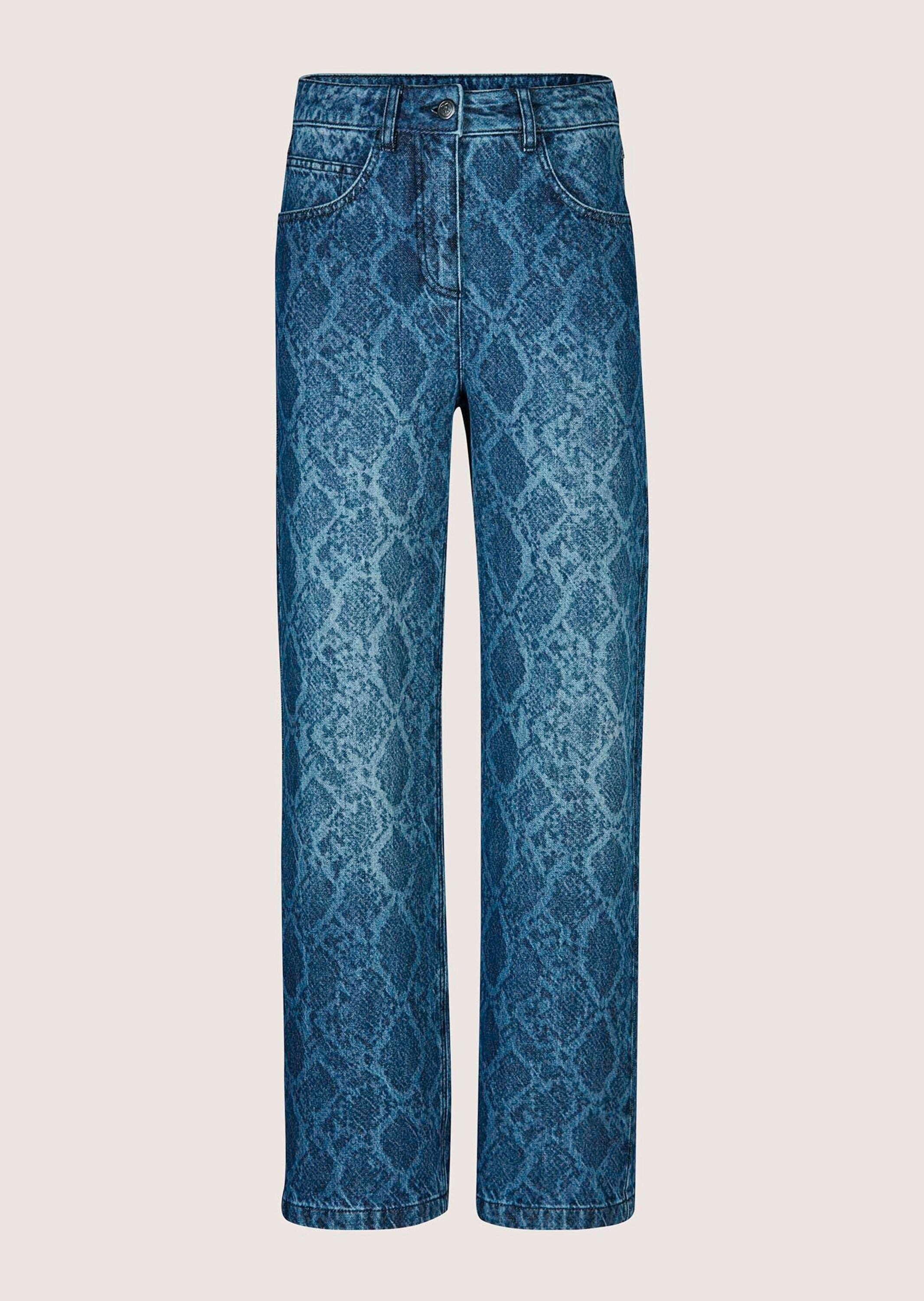 MADELEINE Regular-fit-Jeans "Culotte-Jeans Culotte-Jeans mit Ornament-Print günstig online kaufen