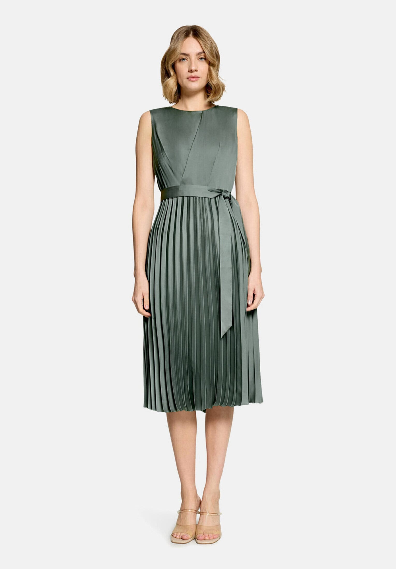 Betty&Co Midikleid »Damen mit Plissee« Ohne Tasche Plissee