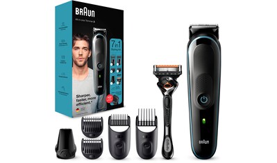 Braun Haarschneider »Multi-Grooming-Kit 3 MGK3345«, 5 Aufsätze, 7-in-1 Barttrimmer und... kaufen