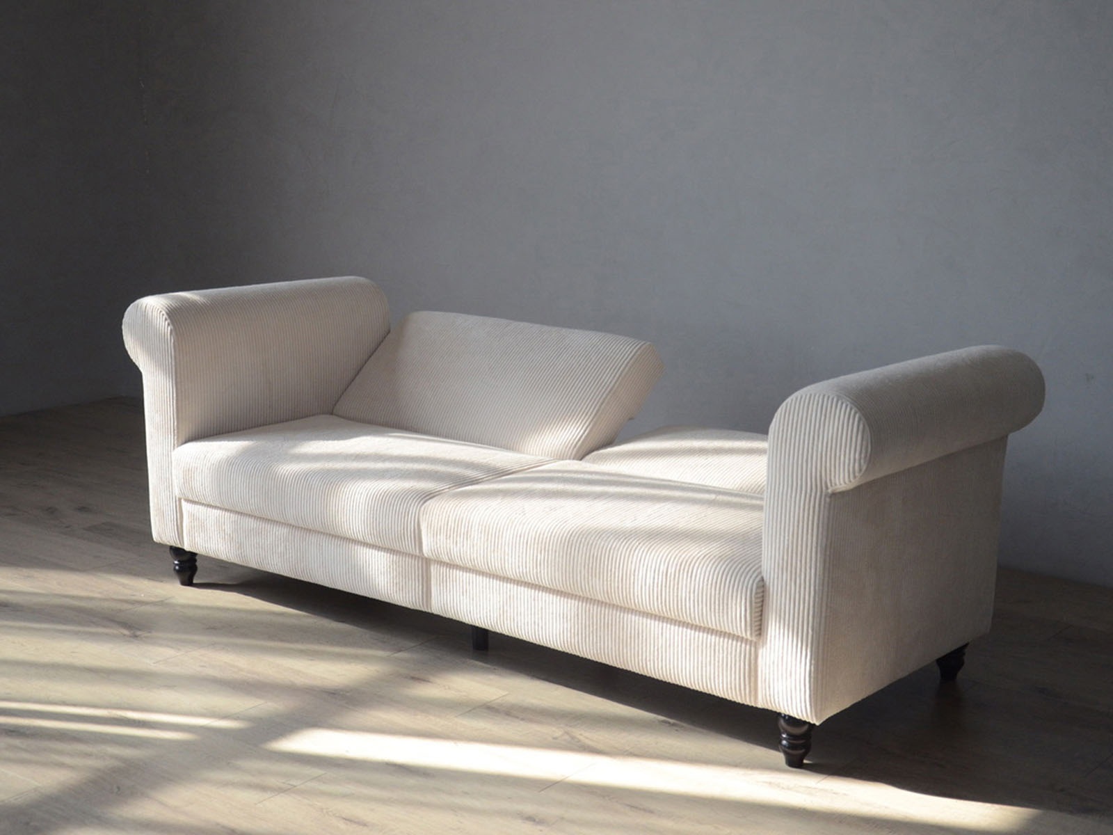 Dorel Home 3-Sitzer »Felix II, Schlafsofa 236cm, (Liegefläche 108x190cm), Rückenlehne«, 3-fach verstellbar, Sitzhöhe 46 cm, Cord