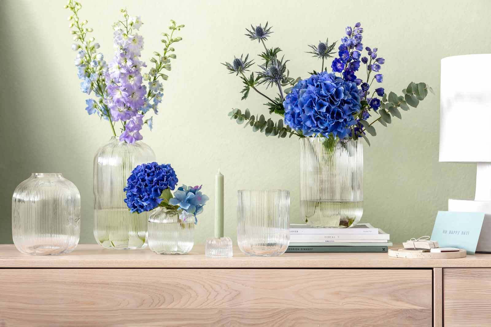 Villeroy & Boch Dekovase »Vase Fleur 28 cm transparent«