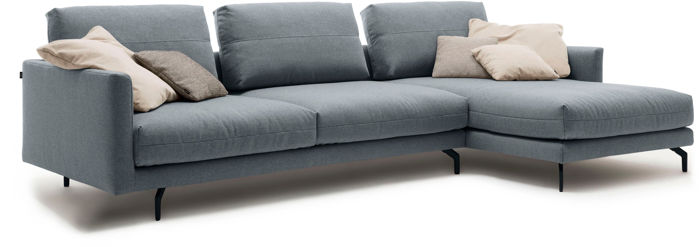 Creation BY ROLF BENZ Ecksofa »CR.414, Designecksofa, Polsterecke, L-Form«, wahlweise aus feinstem Rindsleder oder hochwertigem Chenille