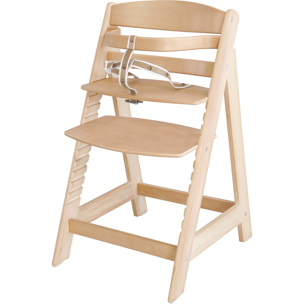 roba® Hochstuhl »Treppenhochstuhl Sit up III, natur«, aus Holz