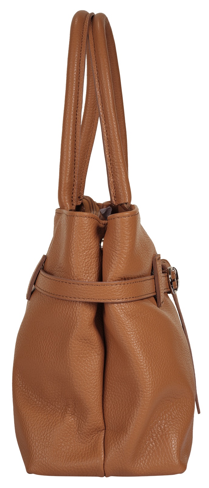 Cluty Henkeltasche, echt Leder, Made in Italy