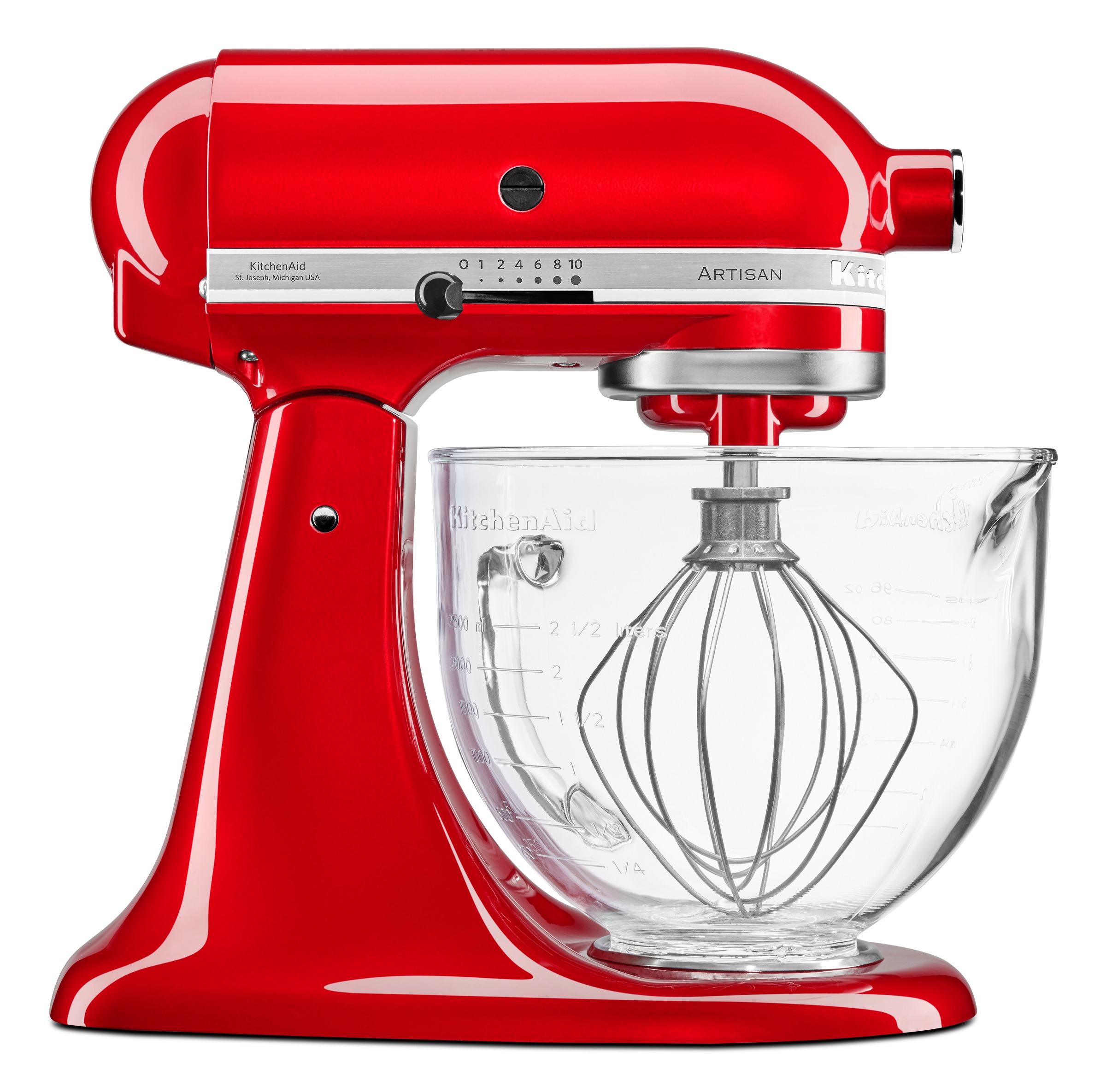 KitchenAid Küchenmaschine »5KSM125EER EMPIRE RED«, Gratis Fleischwolf, Schüssel, Spritzgebäckvorsatz (Wert: ca.238,- UVP)