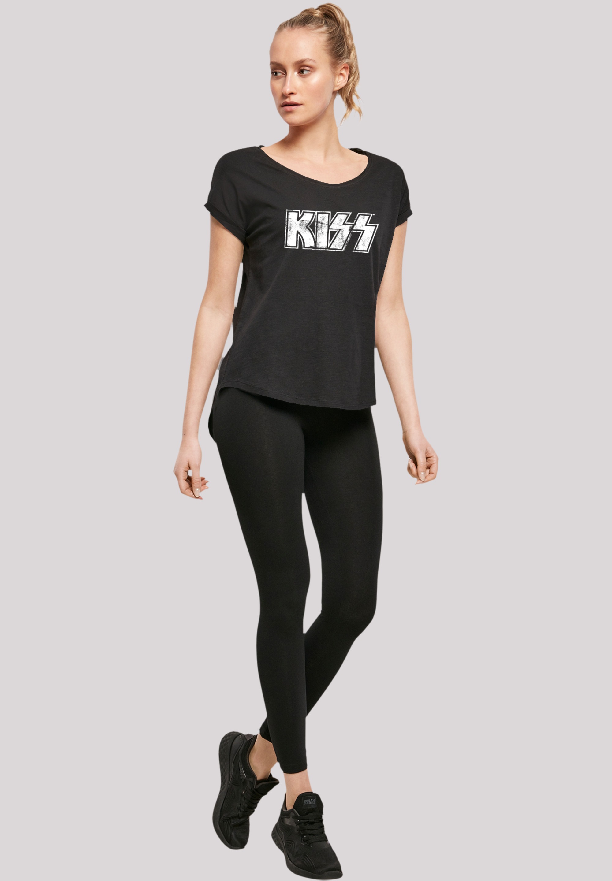 F4NT4STIC T-Shirt »Kiss Rock Band Vintage Logo«, Premium Qualität, Musik, By Rock Off