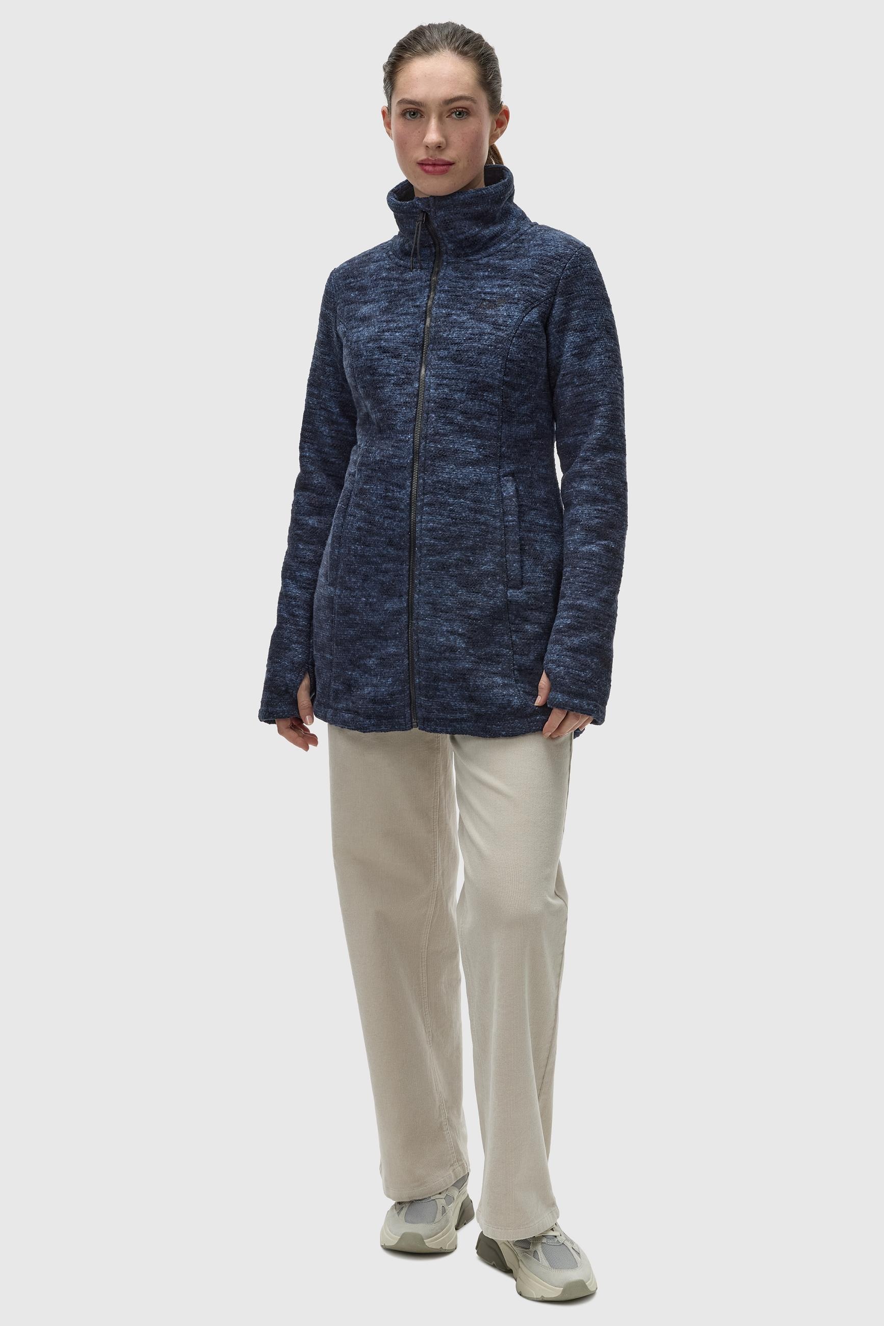 Ragwear Strickjacke »Miram Melange«, Kuschelige Übergangsjacke in Strick-Optik