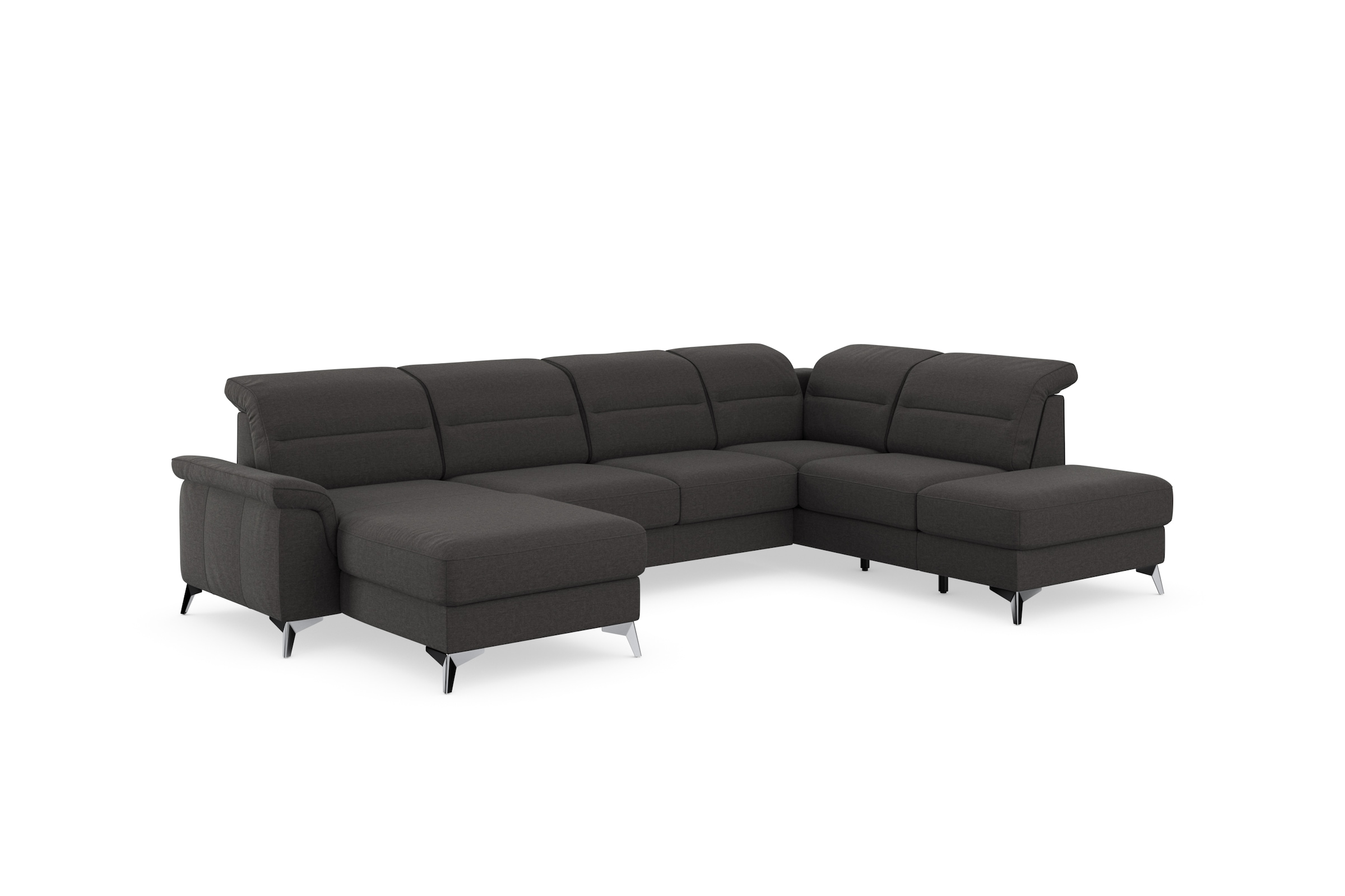 sit&more Wohnlandschaft »Sinatra U-Form«, optional mit Kopfteilverstellung und Armteilfunktion etc.