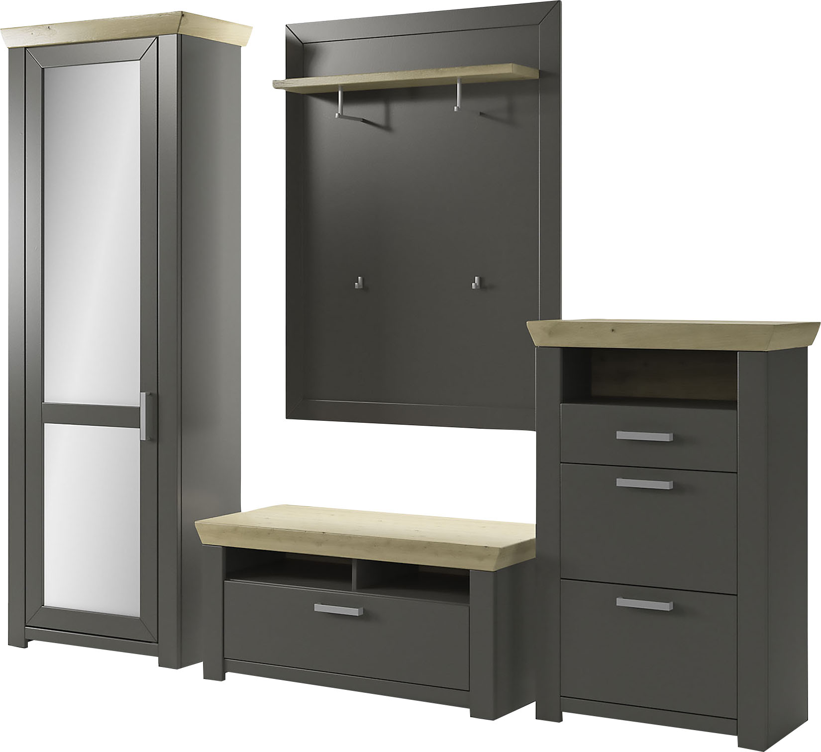 Thumbnail - set one by Musterring Garderoben-Set "GA York Kombi 55" Set, 4 Stk. tlg.