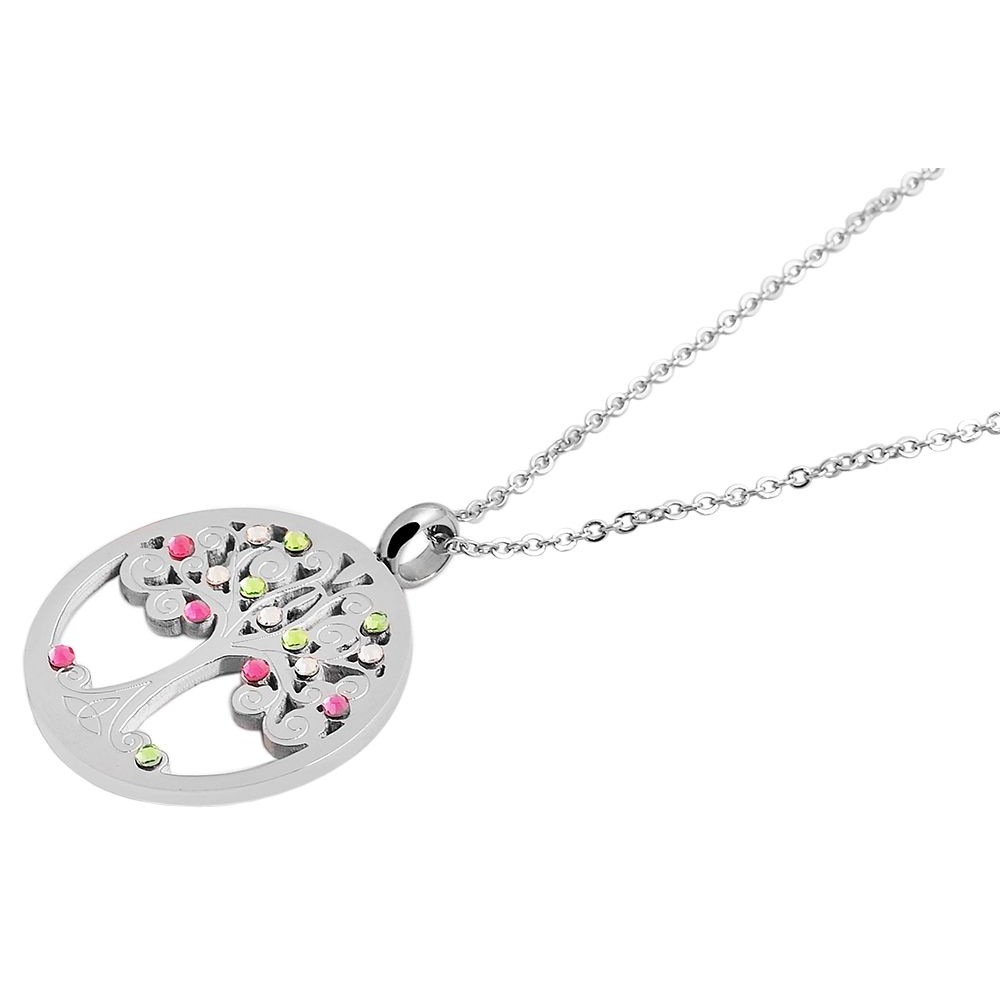 Adelia´s Kette ohne Anhänger »Halskette mit Anhänger – Lebensbaum aus Edelstahl« Ideal als Geschenk zum Valentinstag